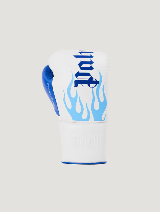 PALM ANGELS Pa X Everlast Gloves WHITE NAVY BLUE PMNE100T26LEA001