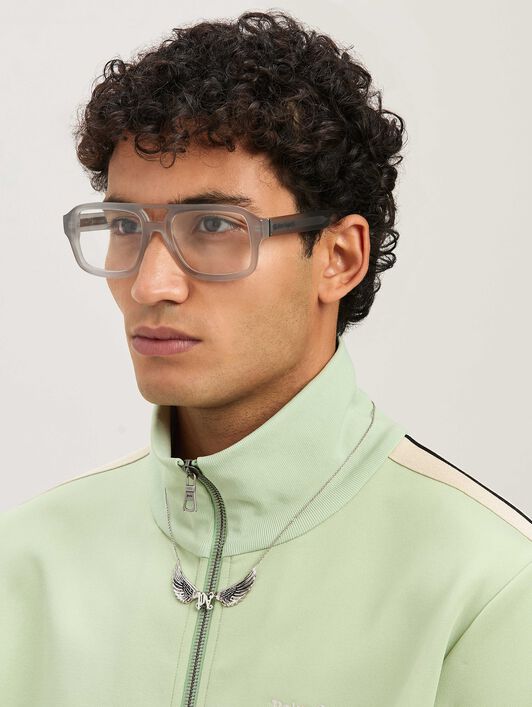 PALM ANGELS  Style 16 eyewear GREY - NO COLOR PERJ016S25PLA001