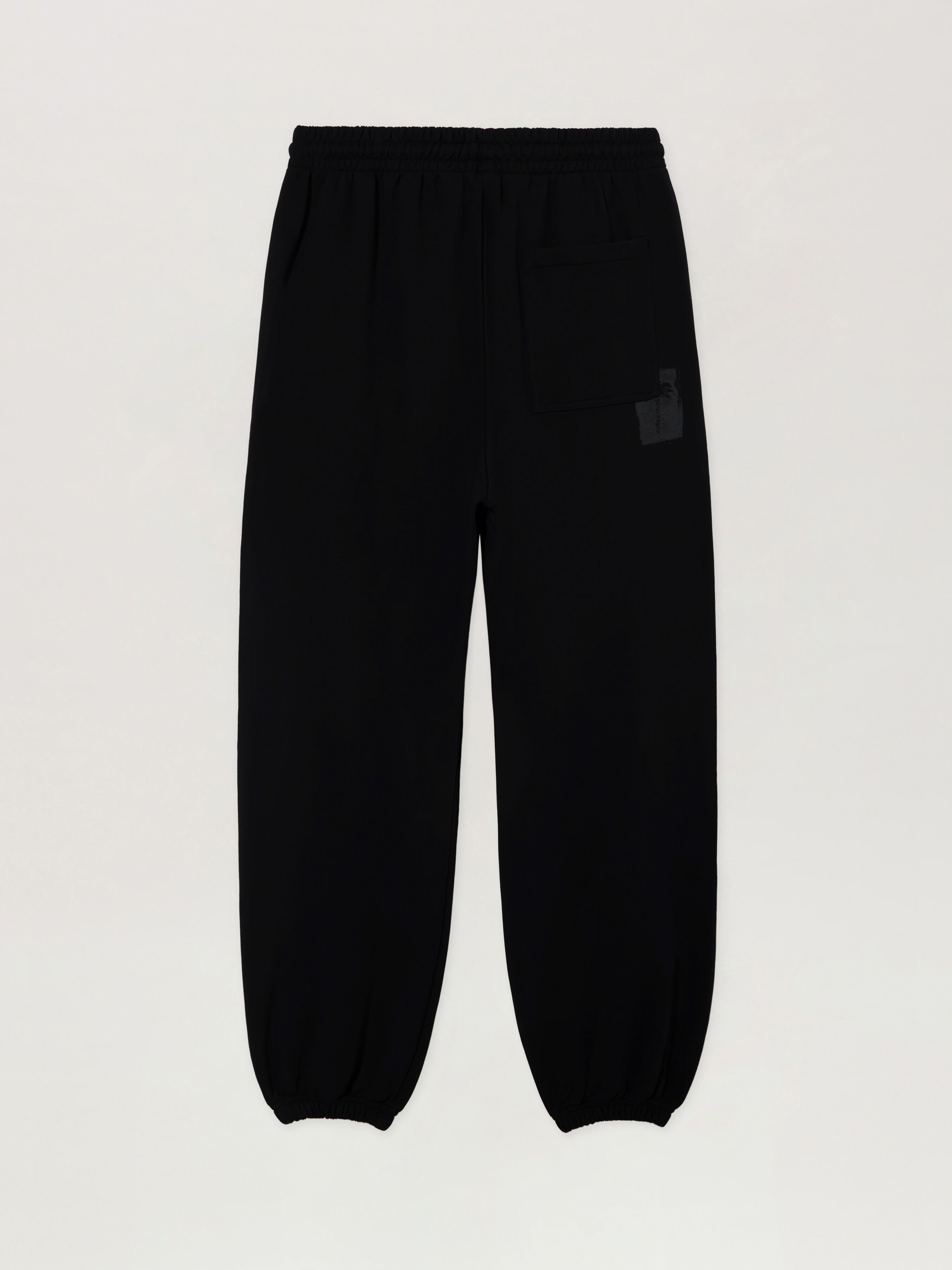 PALM ANGELS Brushed Palm Tree Sweatpants BLACK - GREY PAMCH02W26FL05