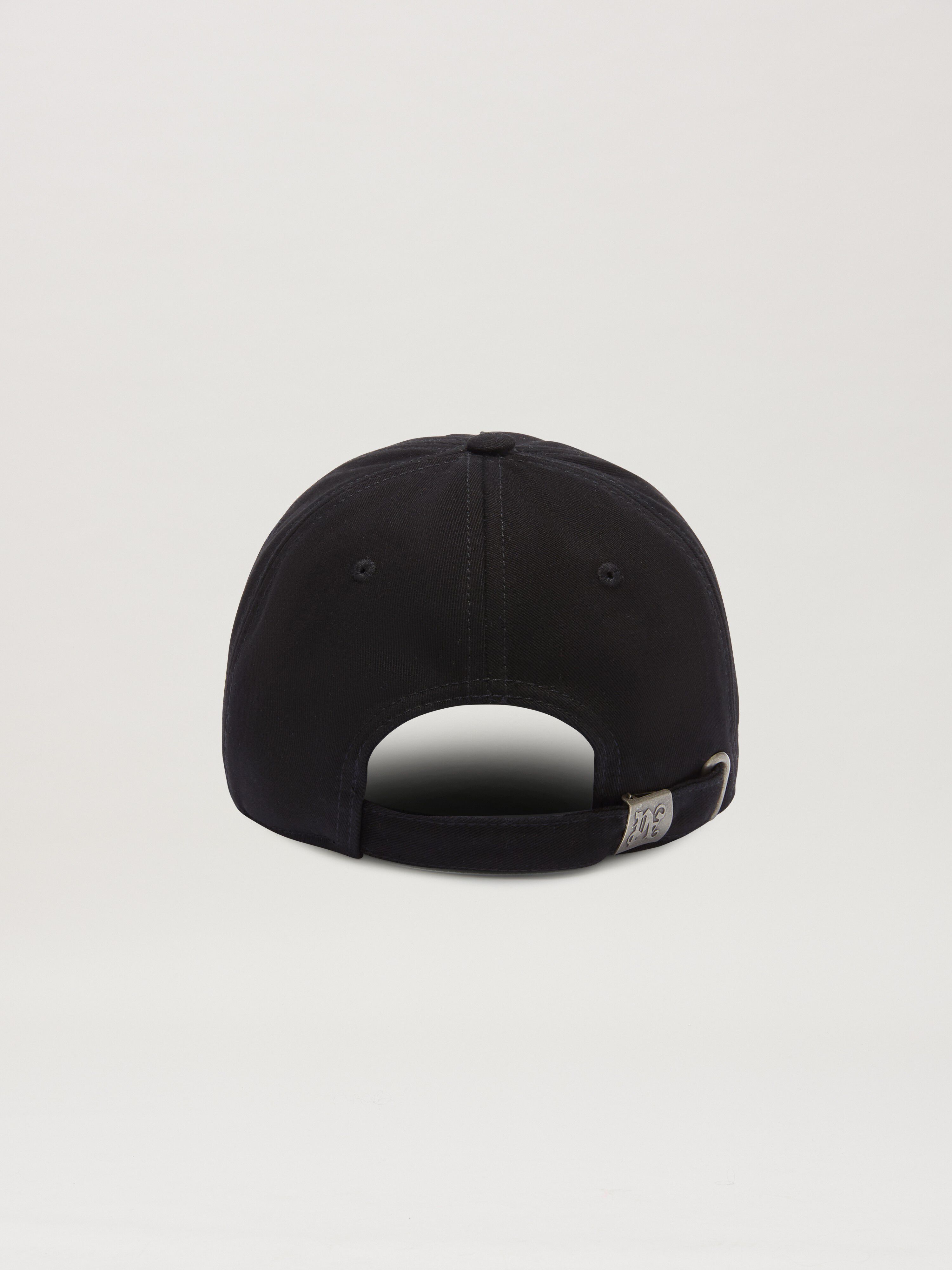 PALM ANGELS  Bear In Mind Baseballcap BLACK - BROWN PMLB108S25FAB004