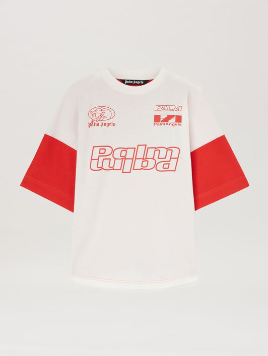 PALM ANGELS  Lunar New Year T-shirt RED PMAA002G25JER001