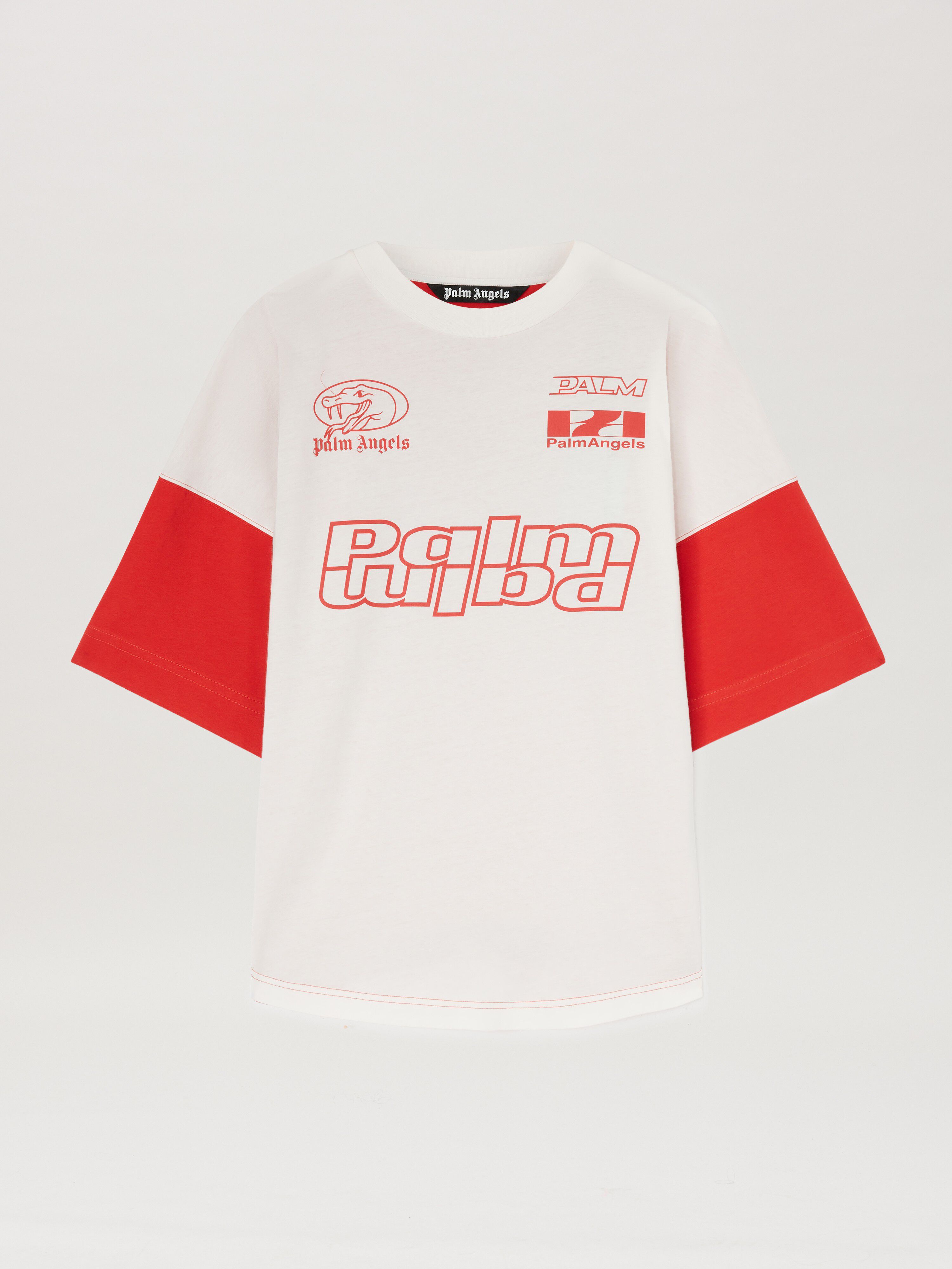 PALM ANGELS  Lunar New Year T-shirt RED PMAA002G25JER001
