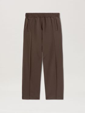 PALM ANGELS  Curved Logo Track Pants BLACK - BLACK PMCJ043S25FAB001
