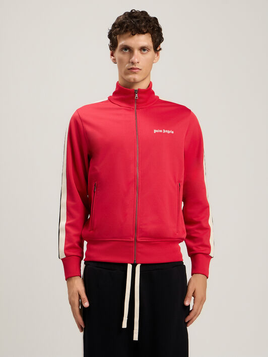 PALM ANGELS Classic Logo Track Jacket RED OFF WHITE PMBD058S26FAB001