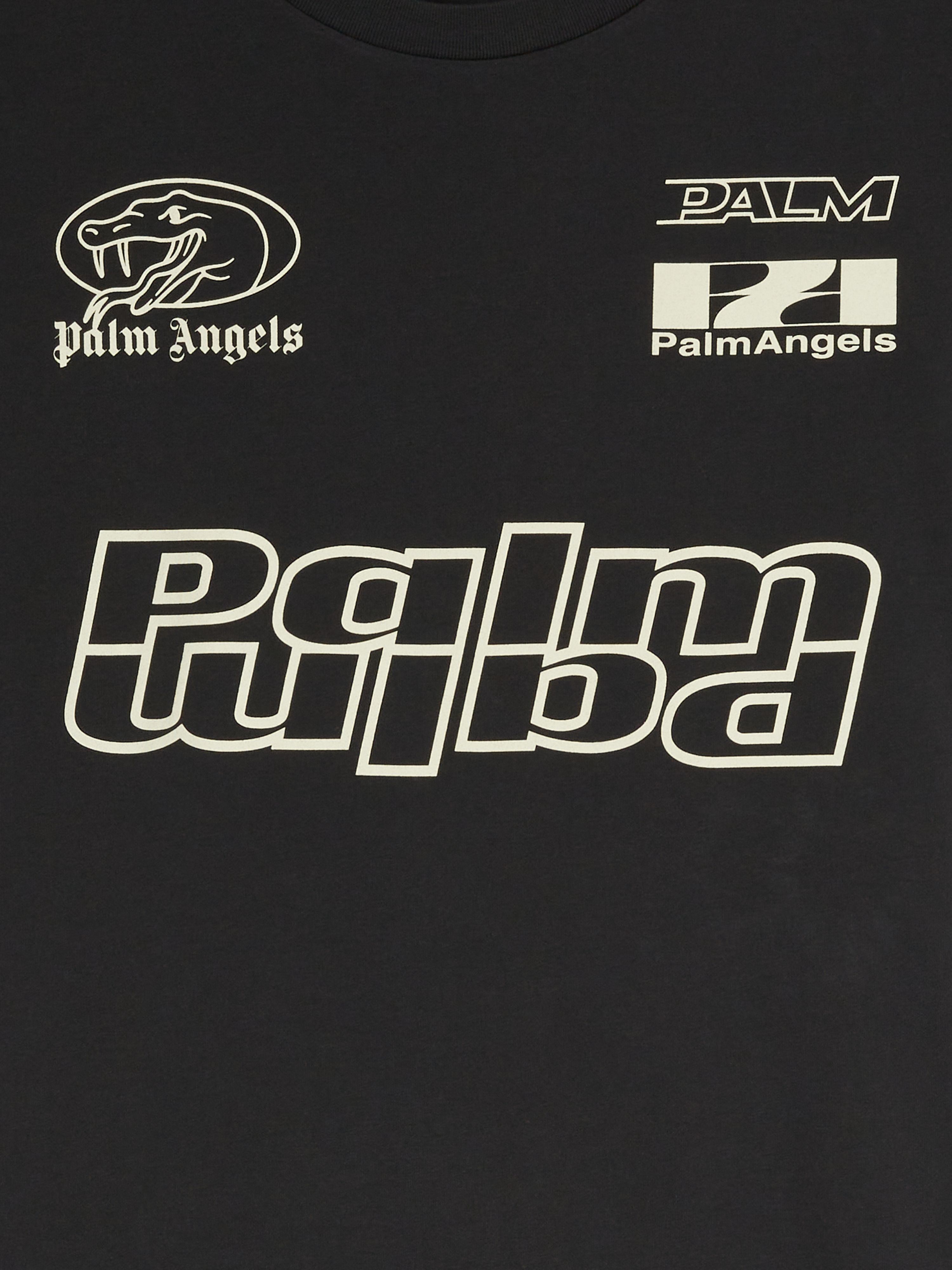 PALM ANGELS  Lunar New Year T-shirt BLACK PMAA089G25JER001