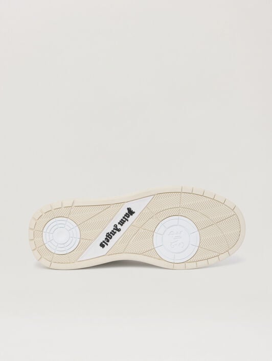 PALM ANGELS Palm Basketball Lea Sneakers WHITE OFF WHITE PMIA10WS26LEA001