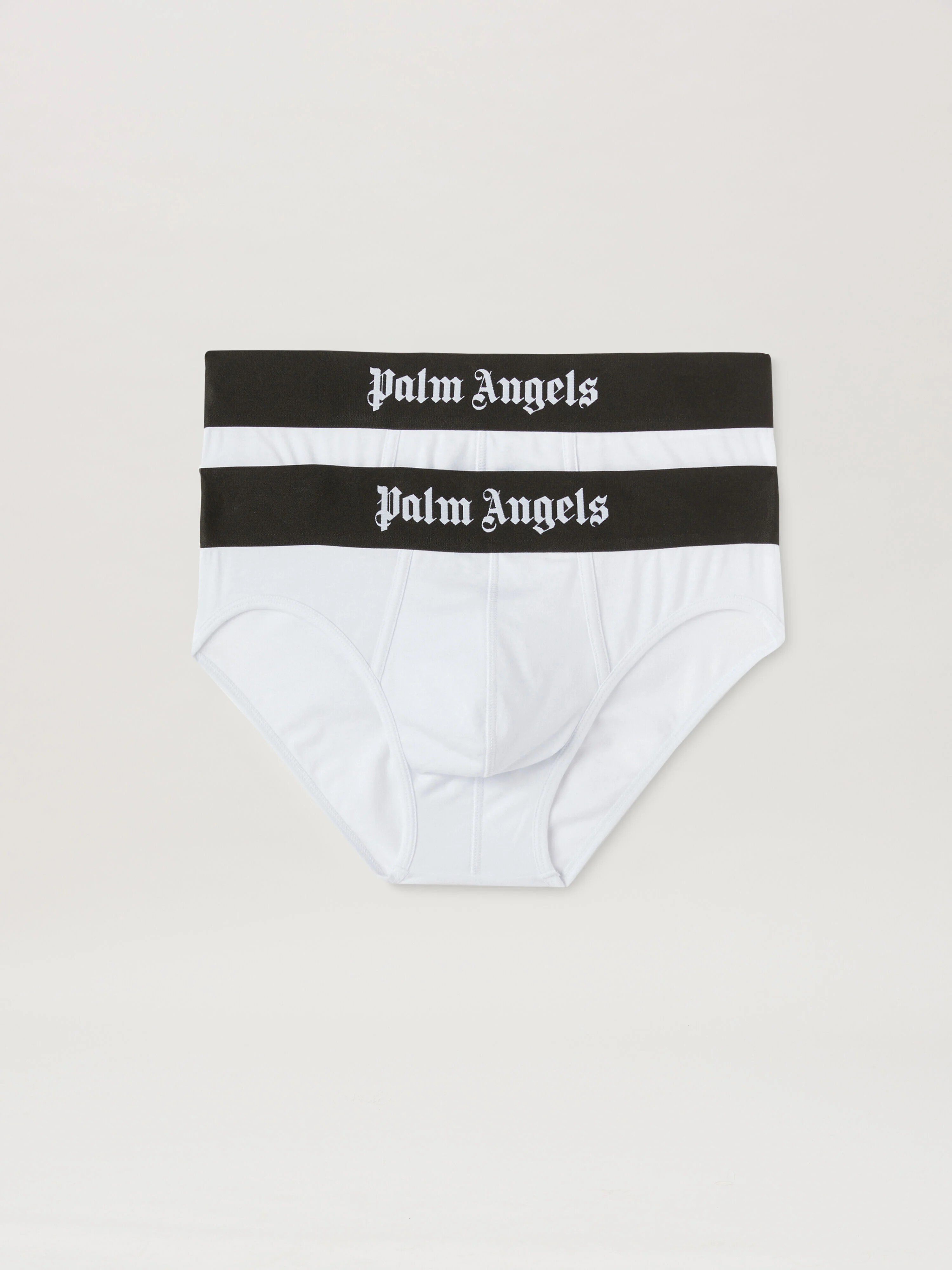 PALM ANGELS Briefs Bipack WHITE BLACK PMUF002C99FAB001