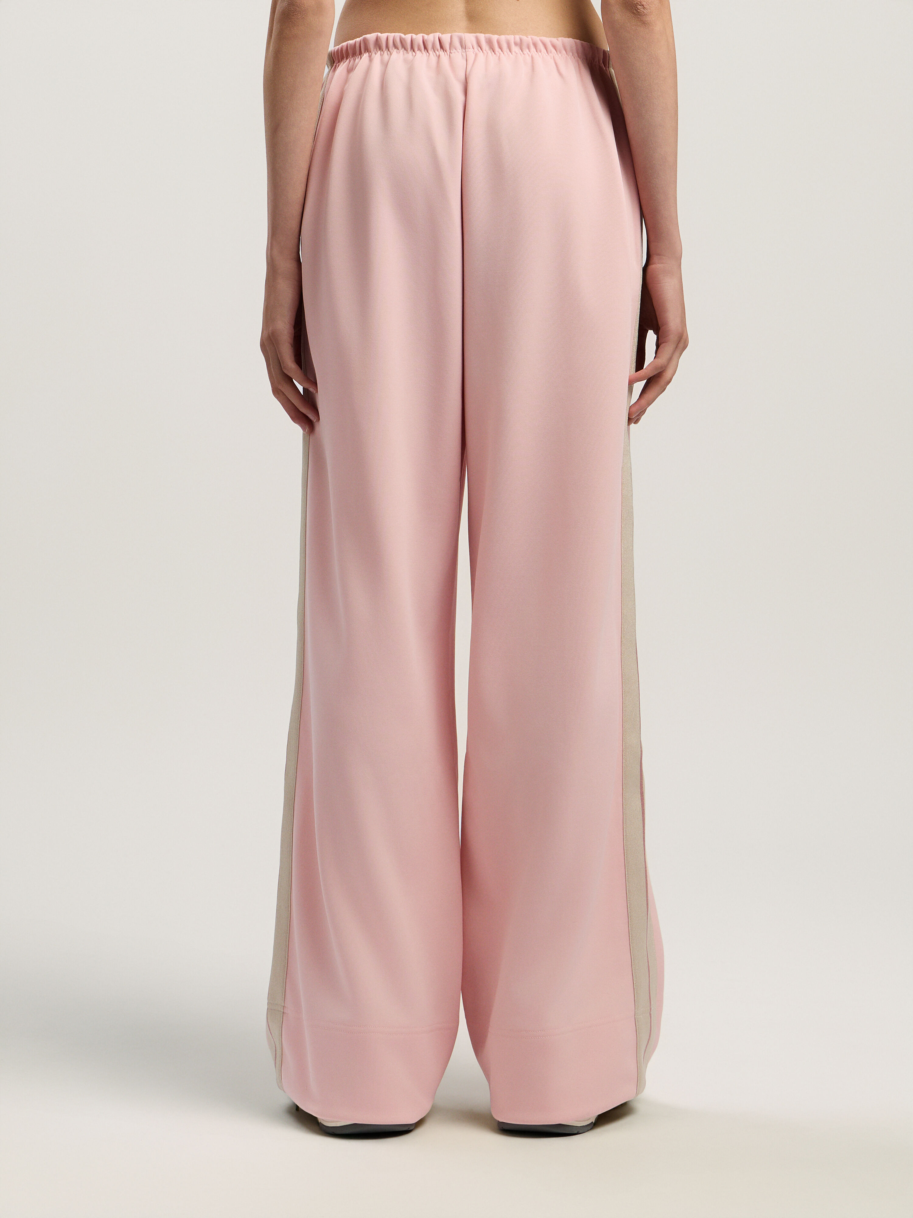 PALM ANGELS Classic Logo Tonal Track Pants PINK - OFF WHITE PWCJ031F25FAB002