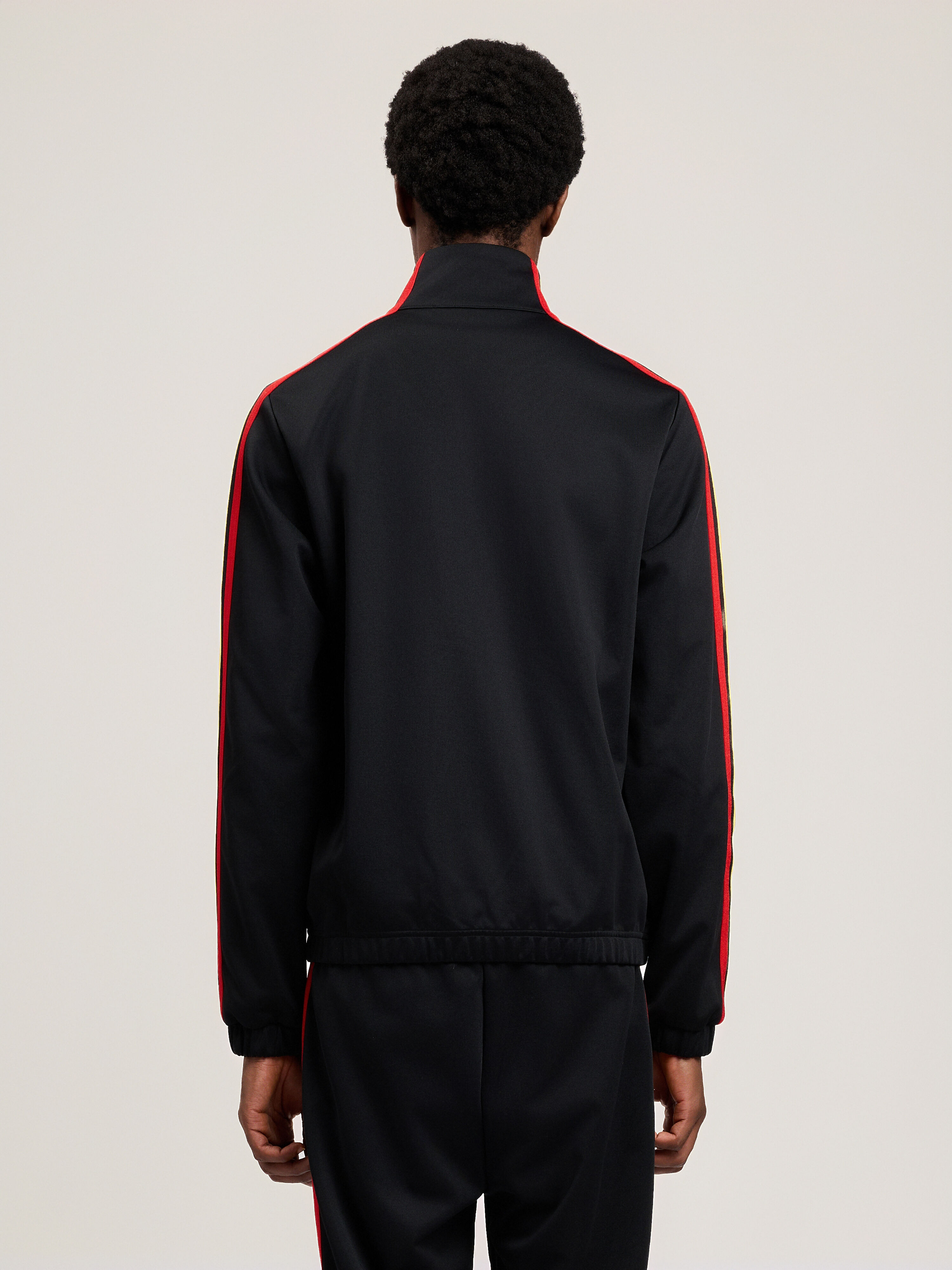 Classic Logo Vintage Track Jacket in BLACK OFF WHITE for Men