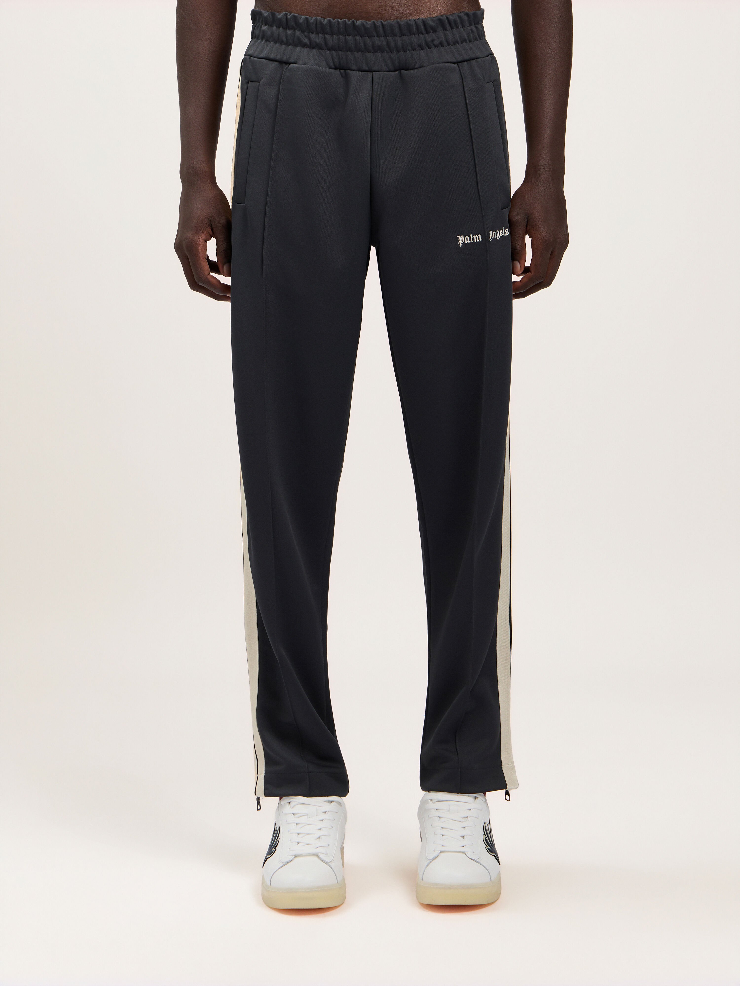 Classic Logo Track Pants PALM ANGELS Classic Logo Track Pants DARK GREY OFF WHITE PMCJ020S26FAB001