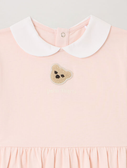 PALM ANGELS Bear Patch Ballon Dress ROSA/PINK PGX7002S26JER001