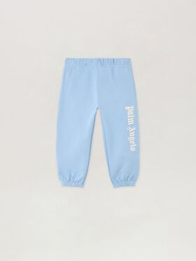 PALM ANGELS Overlogo Sweatpant CELESTE/LIGHT BLUE PBXD001S26FLE001