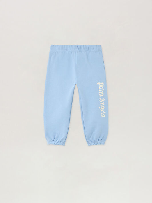 PALM ANGELS Overlogo Sweatpant CELESTE/LIGHT BLUE PBXD001S26FLE001