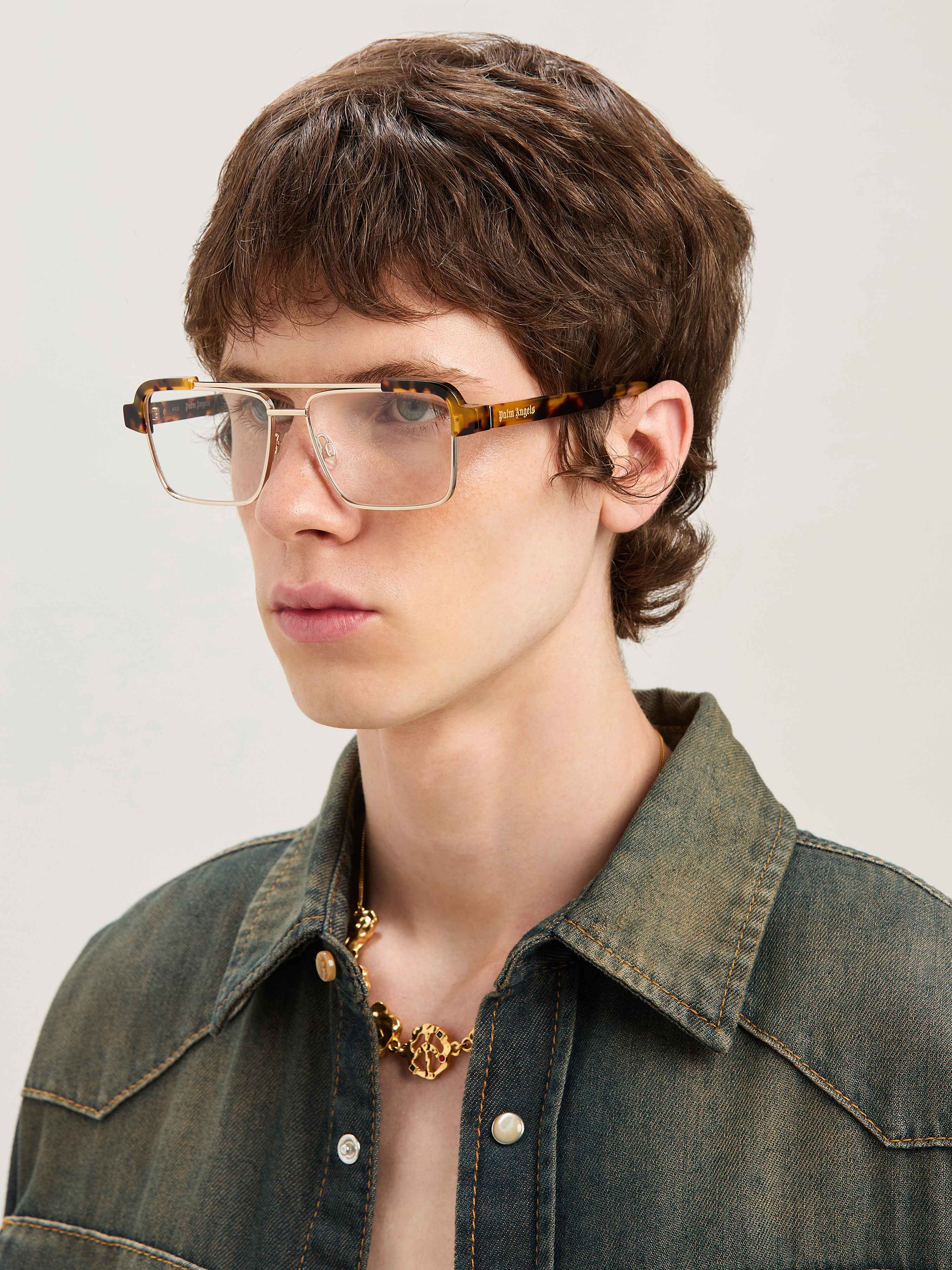 PALM ANGELS  Style 17 Brille HAVANA - NO COLOR PERJ017S25PLA001