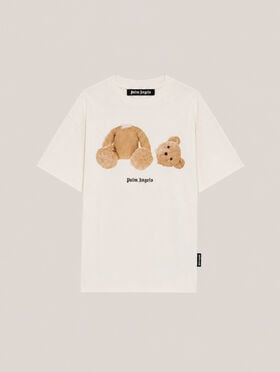 PALM ANGELS Bear T-Shirt White PMAA109T26JER003