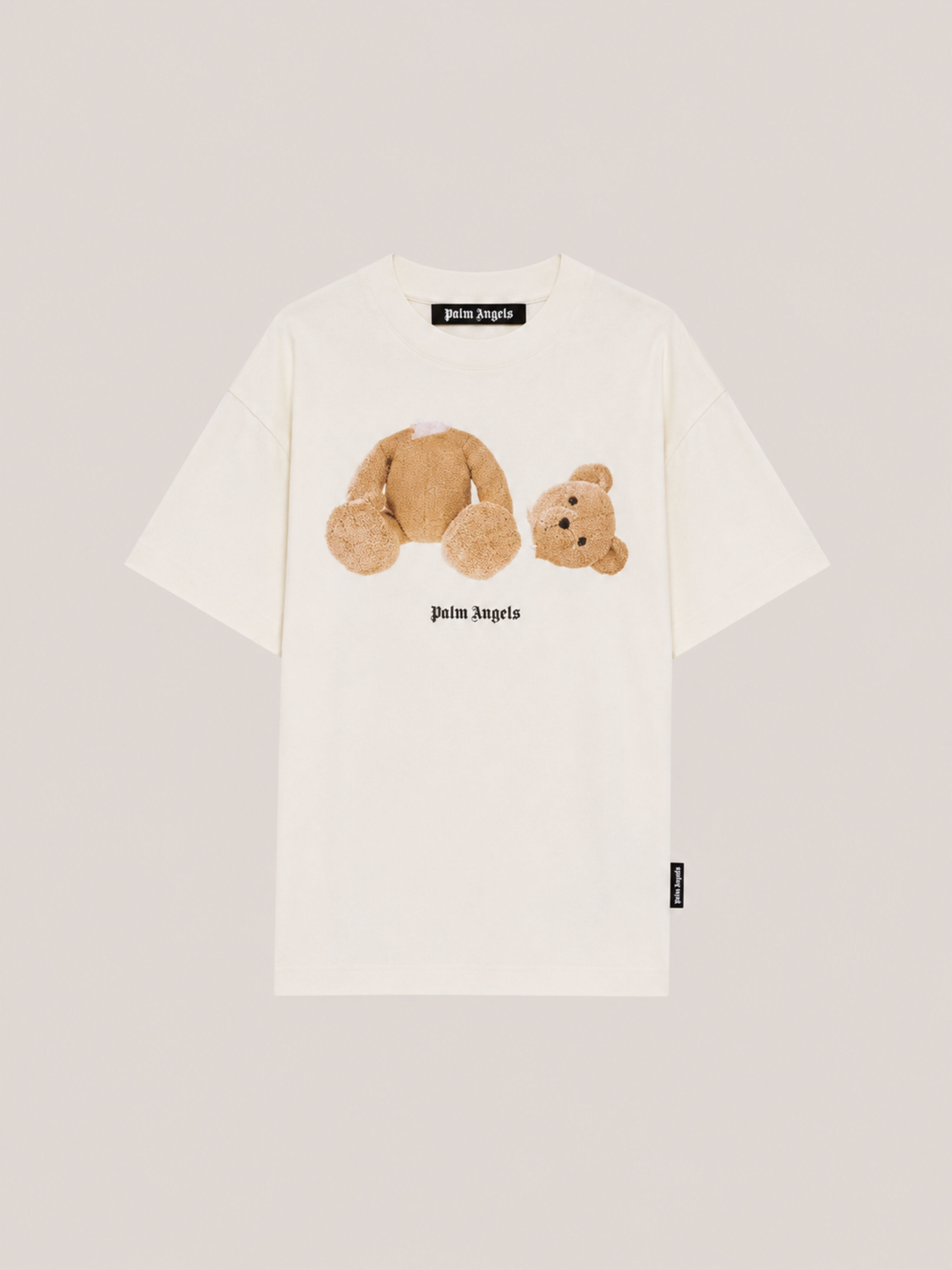 PALM ANGELS Bear T-Shirt White PMAA109T26JER003