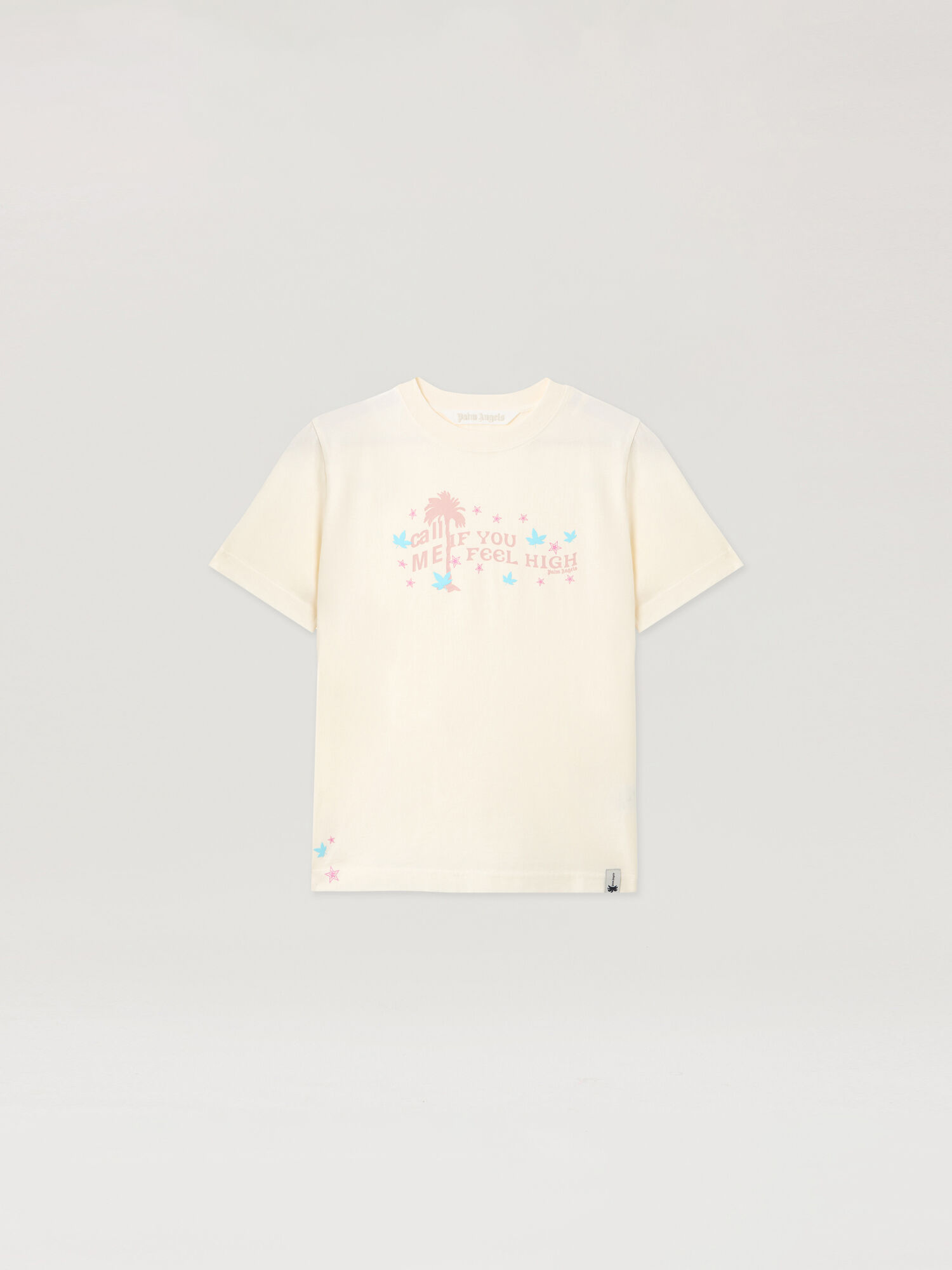 Feel High Regular T-Shirt PALM ANGELS Feel High Regular T-Shirt OFF WHITE - MULTICOLOR PAWAA06F26JR01