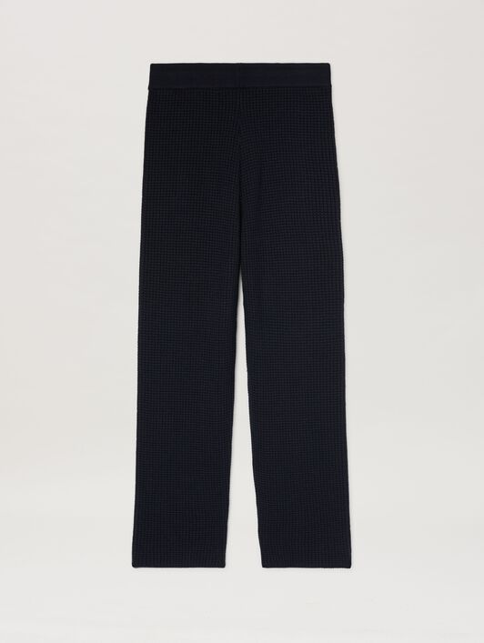 PALM ANGELS  Knit Racing pants Moncler x Palm Angels NAVY BLUE - WHITE PMHG022T25KNI001