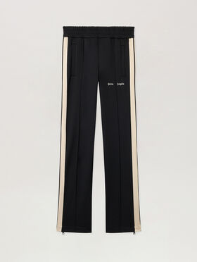 PALM ANGELS Classic Logo Track Pants BLACK OFF WHITE PMCJ020C99FAB002