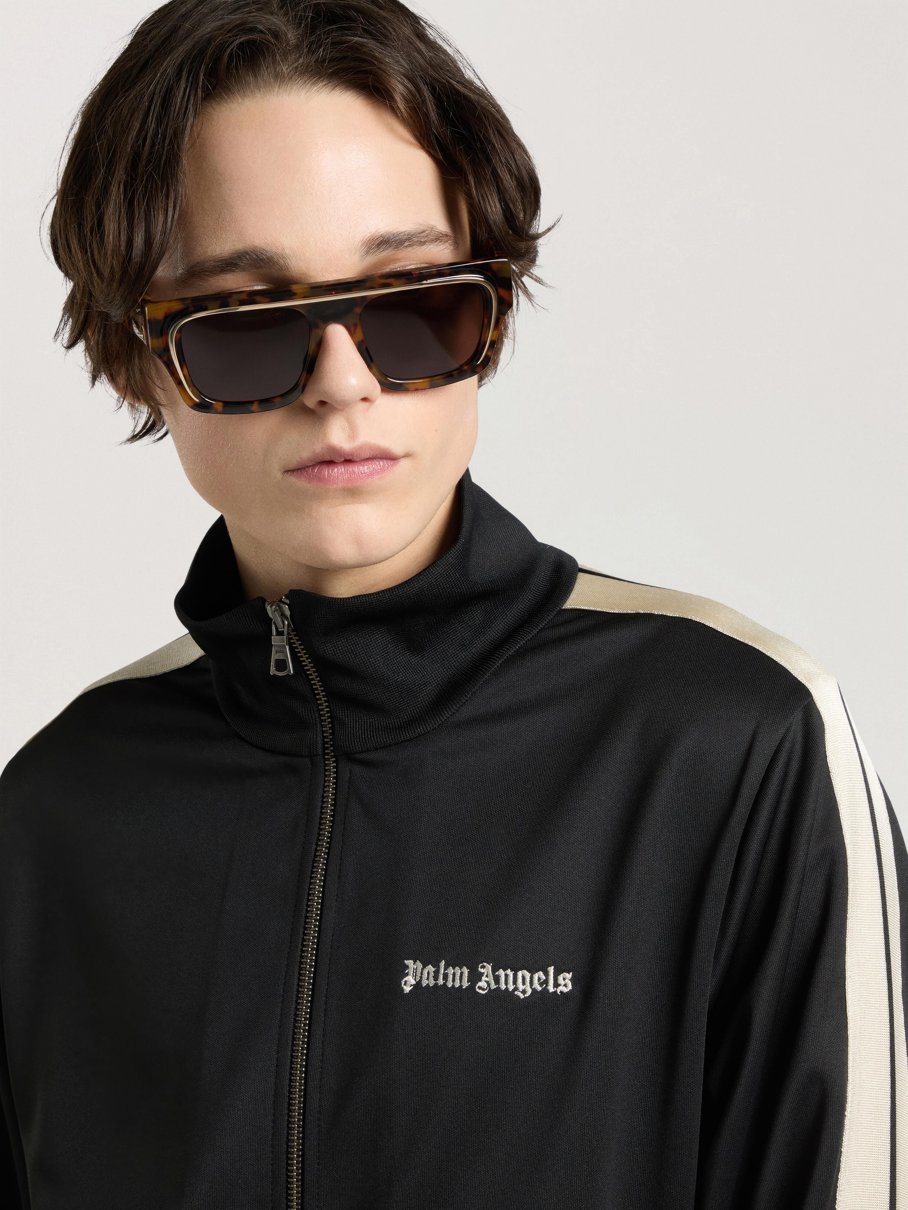 Classic Logo Track Jacket PALM ANGELS Classic Logo Track Jacket BLACK - OFF WHITE PAMBD01F26FB01