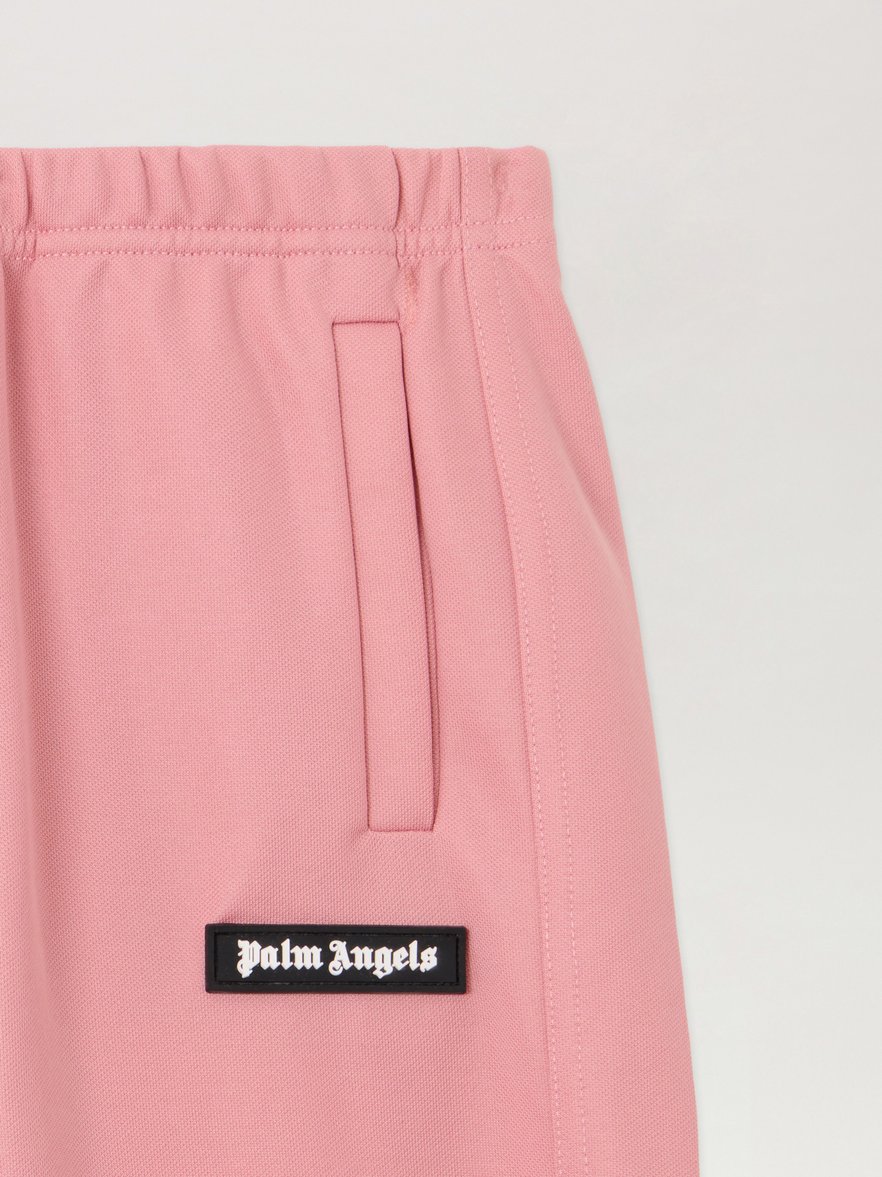 PALM ANGELS Pa  Cut Track Wide Pant ANTIQUE ROSE OFF WHITE PGCJ013F25FAB001