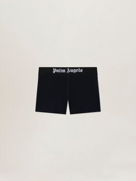 PALM ANGELS Classic Logo Sport Shorts BLACK - BLACK PAWVH01F26FB01