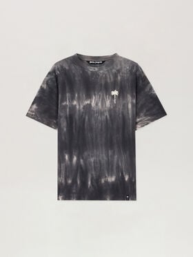 PALM ANGELS Palm Angels x Hï Ibiza Tie-dye T-shirt MEDIUM GREY - OFF WHITE PAMAA001JR007