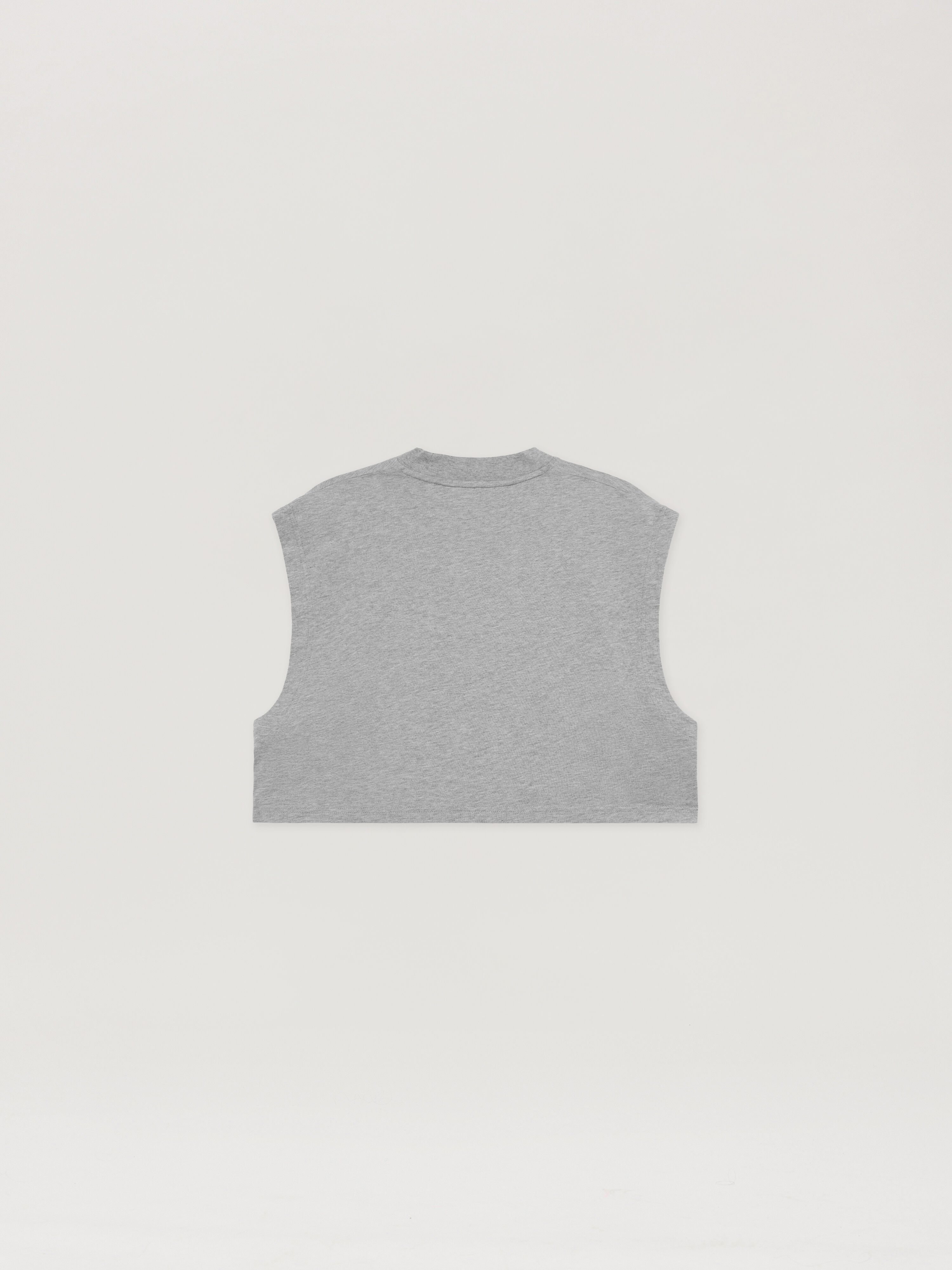 Studded Box Logo Tank Top PALM ANGELS Studded Box Logo Tank Top GREY MELANGE - PINK PAWAC03F26JR01