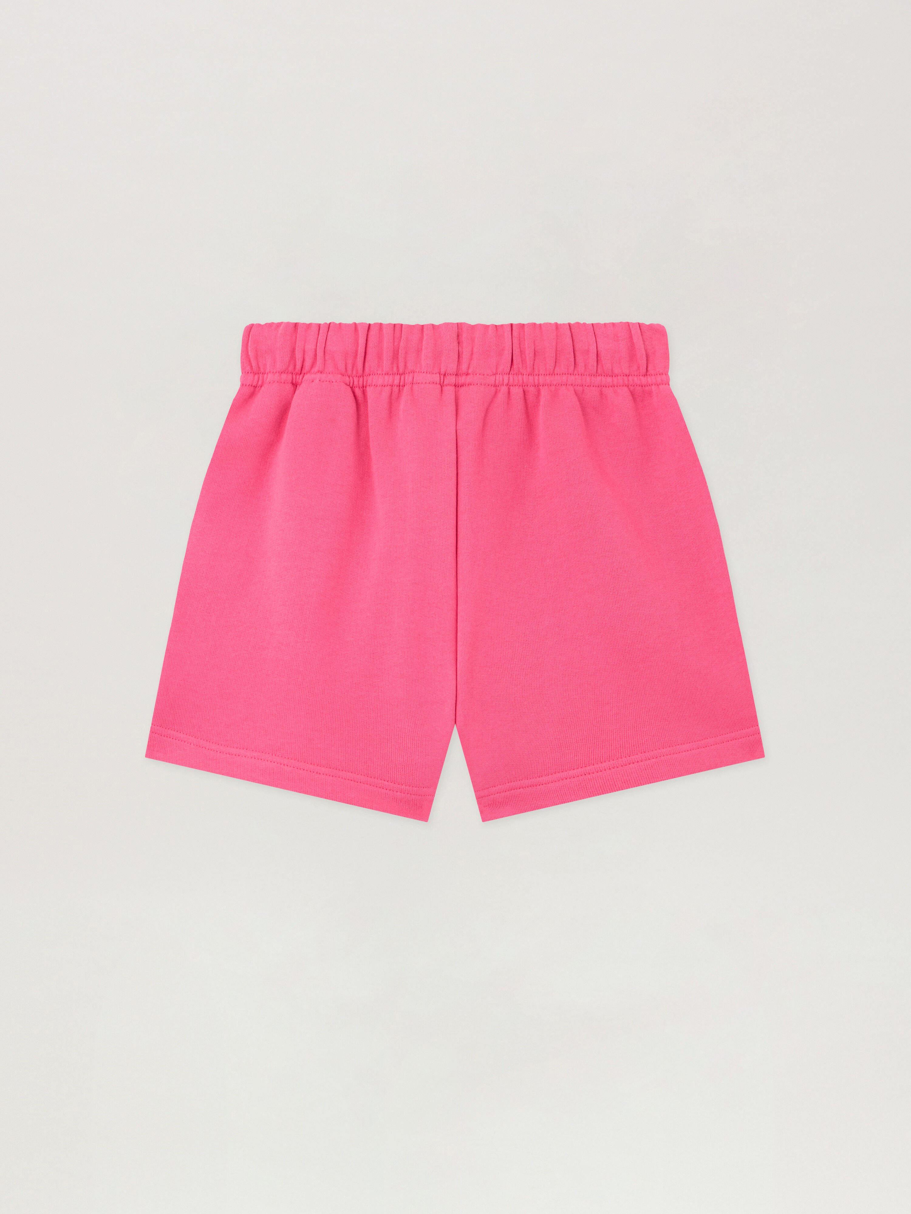 PALM ANGELS Palm Stamp Sweatshort FUCSIA/FUCHSIA PGCI005S26FLE001