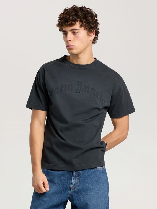 Patch Regular T-Shirt PALM ANGELS Patch Regular T-Shirt BLACK - BLACK PAMAA01F26JR06