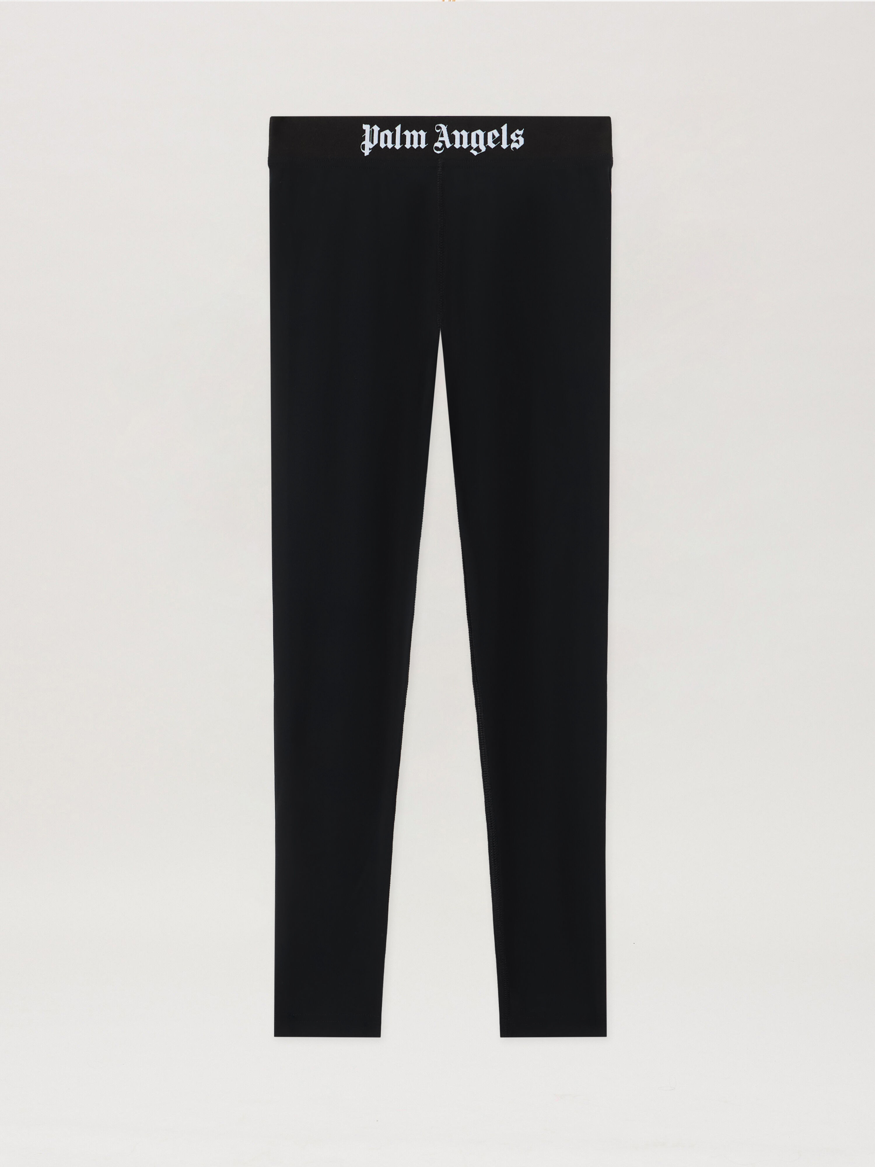 PALM ANGELS Classic Logo Leggings BLACK WHITE PWVG009C99FAB001