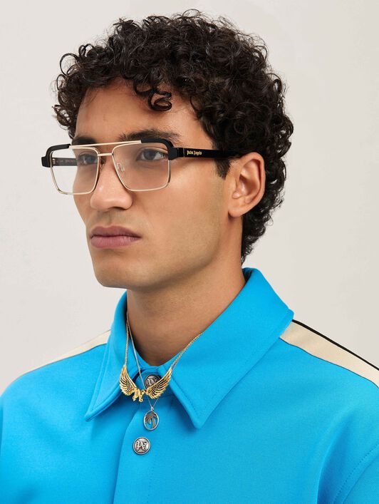 PALM ANGELS  Style 17 eyewear BLACK - NO COLOR PERJ017S25PLA001