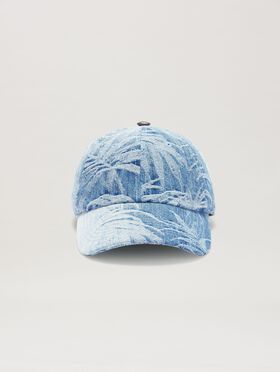 PALM ANGELS  Jacquared Palms Baseball cap LIGHT BLUE - LIGHT BLUE PMLB104S25FAB001