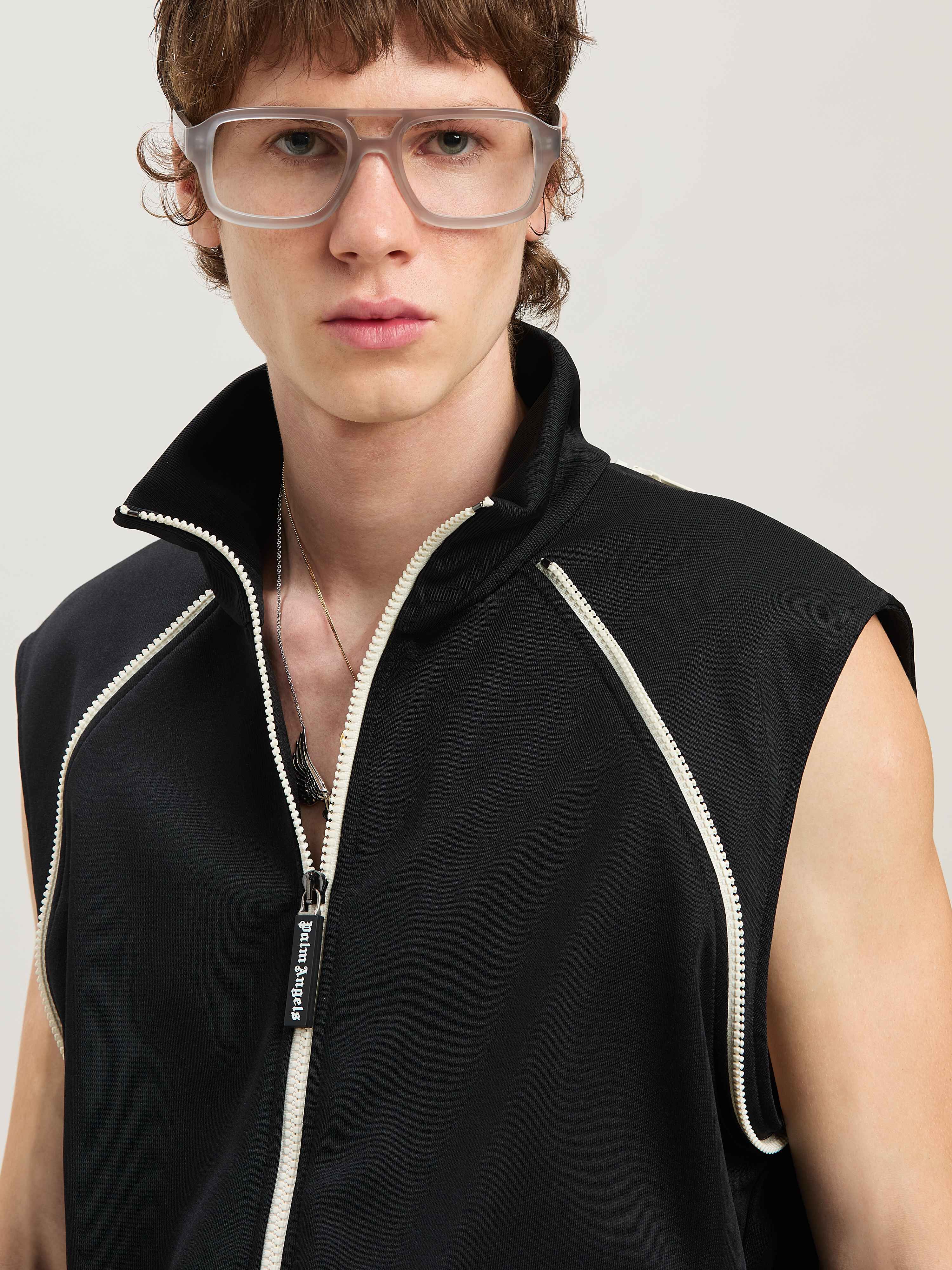 PALM ANGELS  Trainingsjacke BLACK - BLACK PMBD082S25FAB001