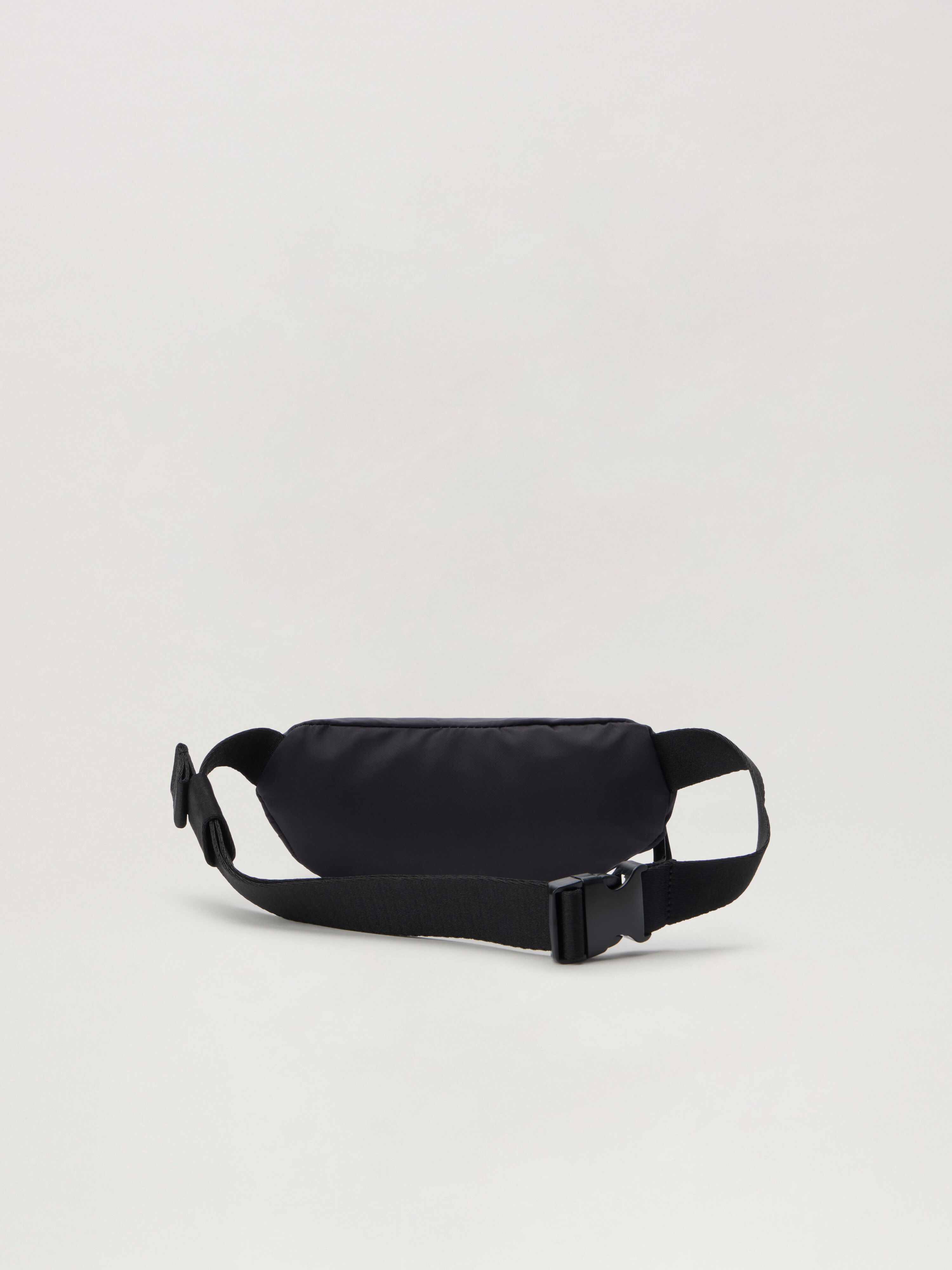 PALM ANGELS Blurred Logo  Fannypack BLACK - OCHER YELLOW PBNO006F25FAB001