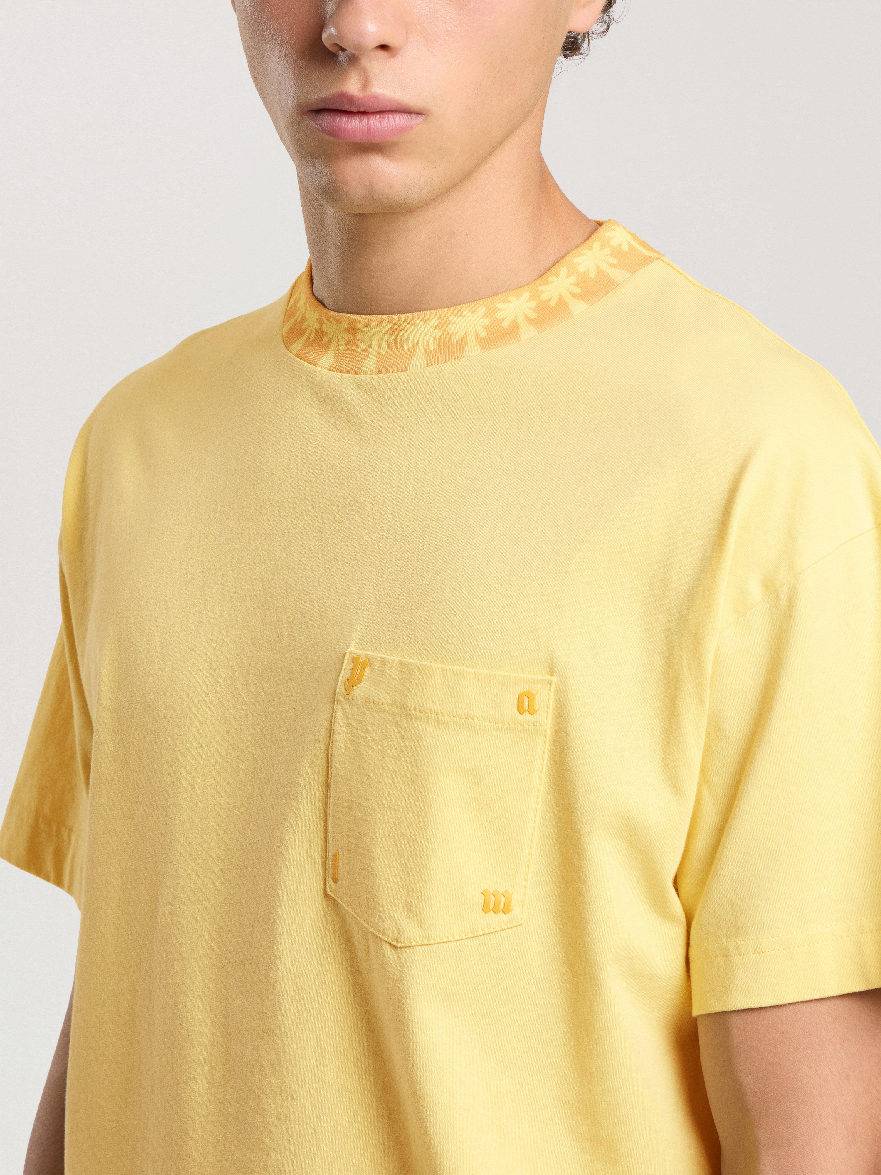 PALM ANGELS T-Shirt Palm LIGHT YELLOW - OCHER YELLOW PAMAA08F26JR01