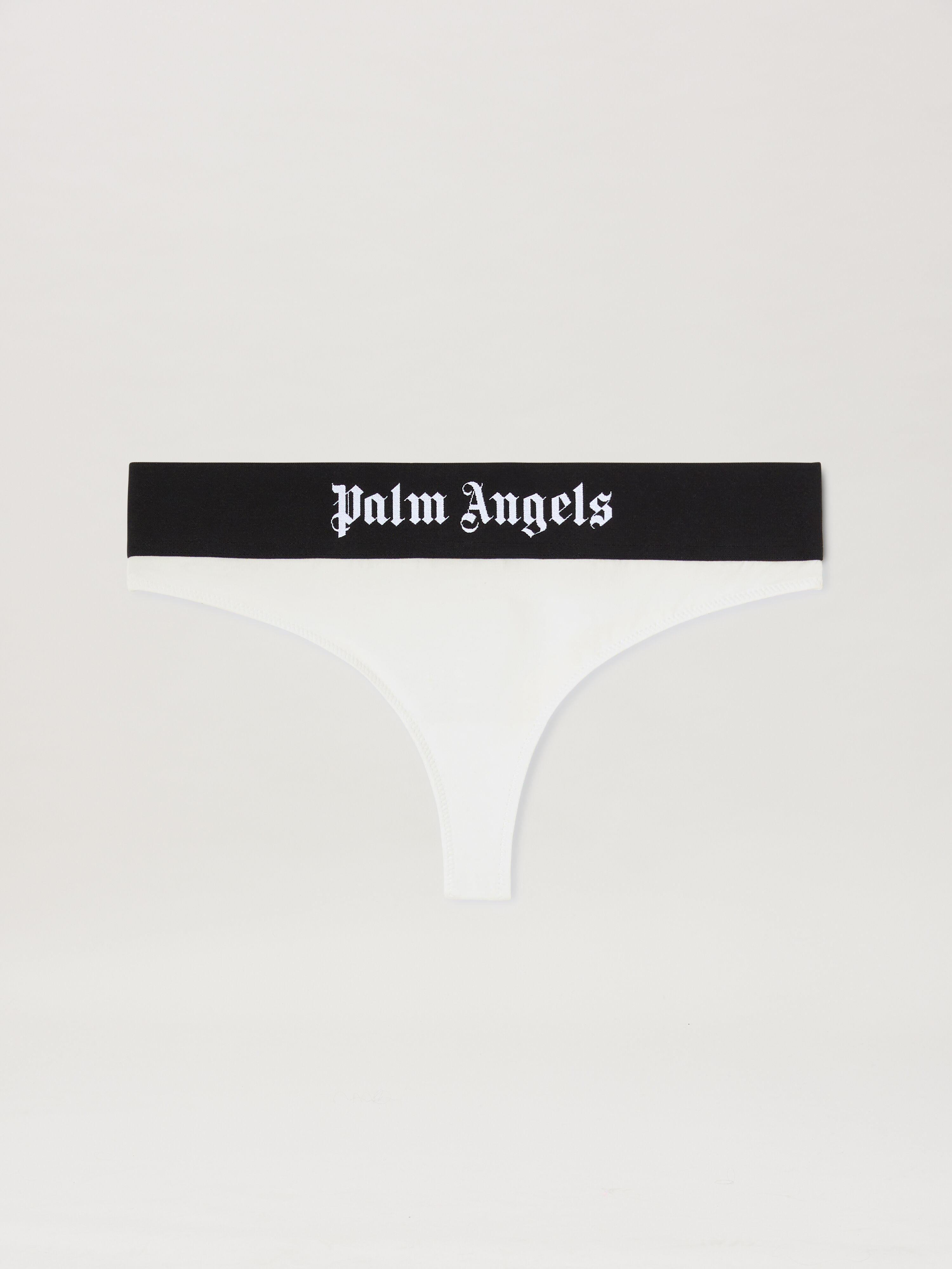 PALM ANGELS Classic Logo Brazilian WHITE BLACK PWUF002C99FAB003