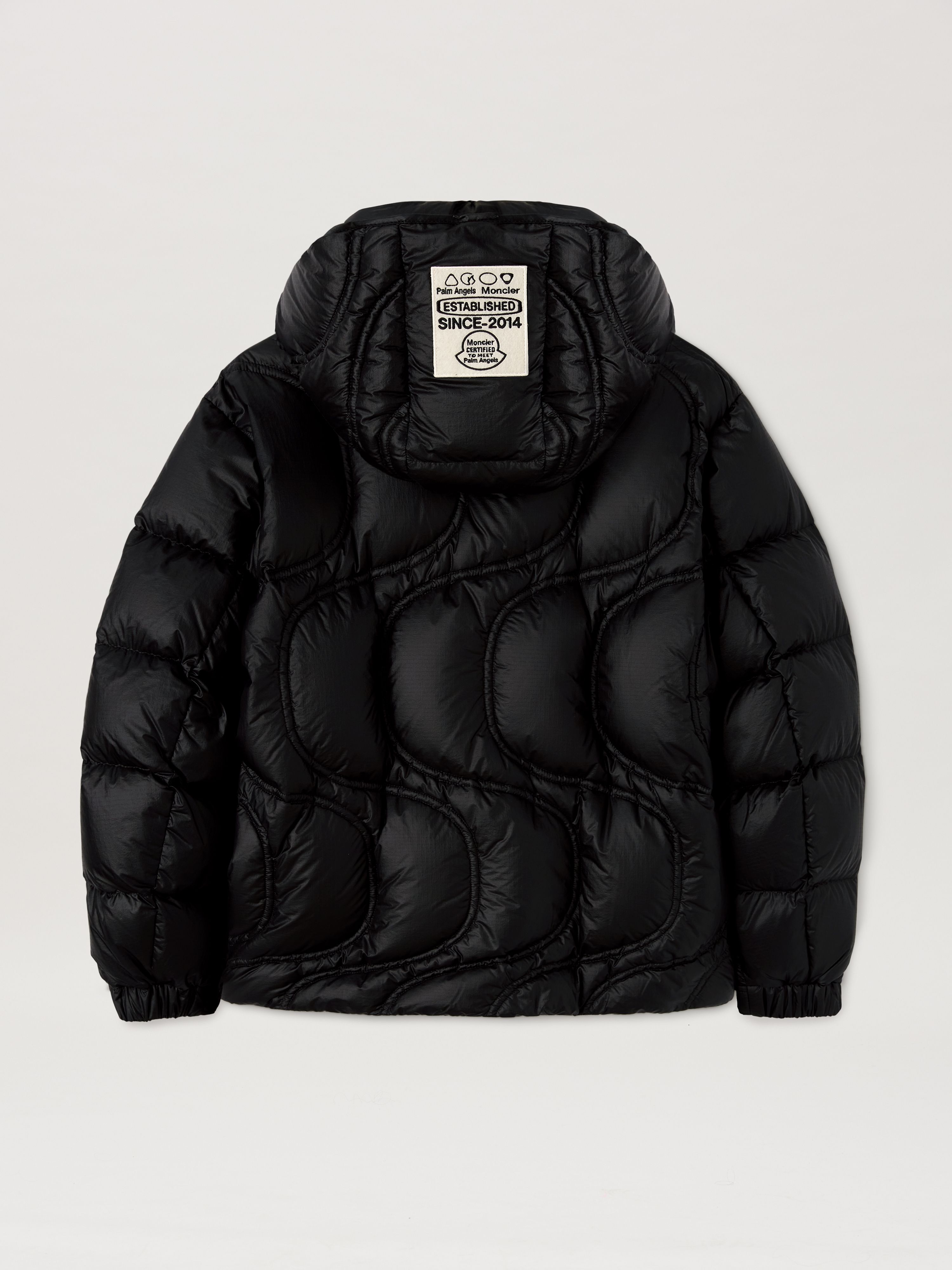 PALM ANGELS  Cherith down jacket Moncler x Palm Angels BLACK - BLACK PMEJ005T25FAB001