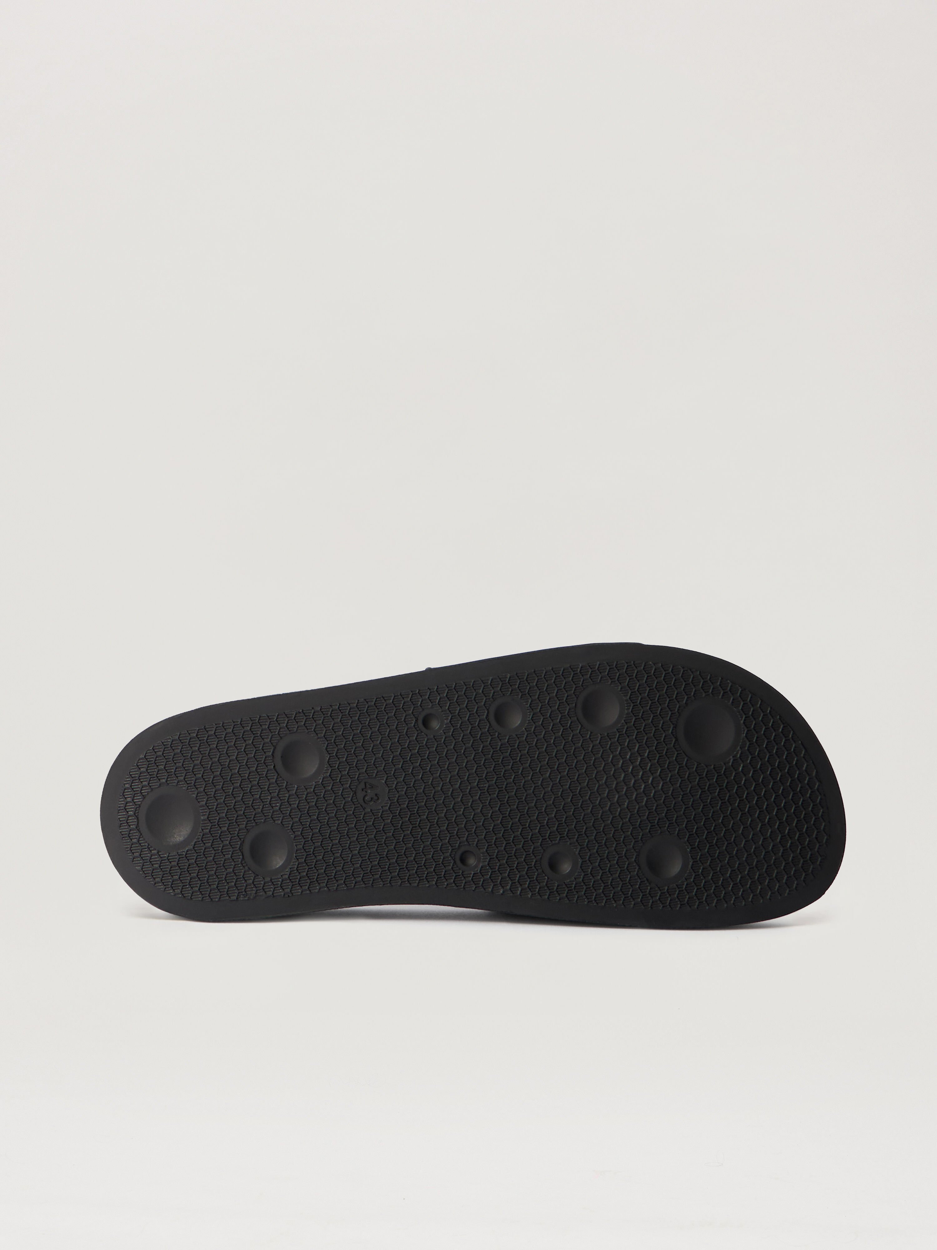 PALM ANGELS Classic Logo Sliders BLACK WHITE PMIC017S26MAT004