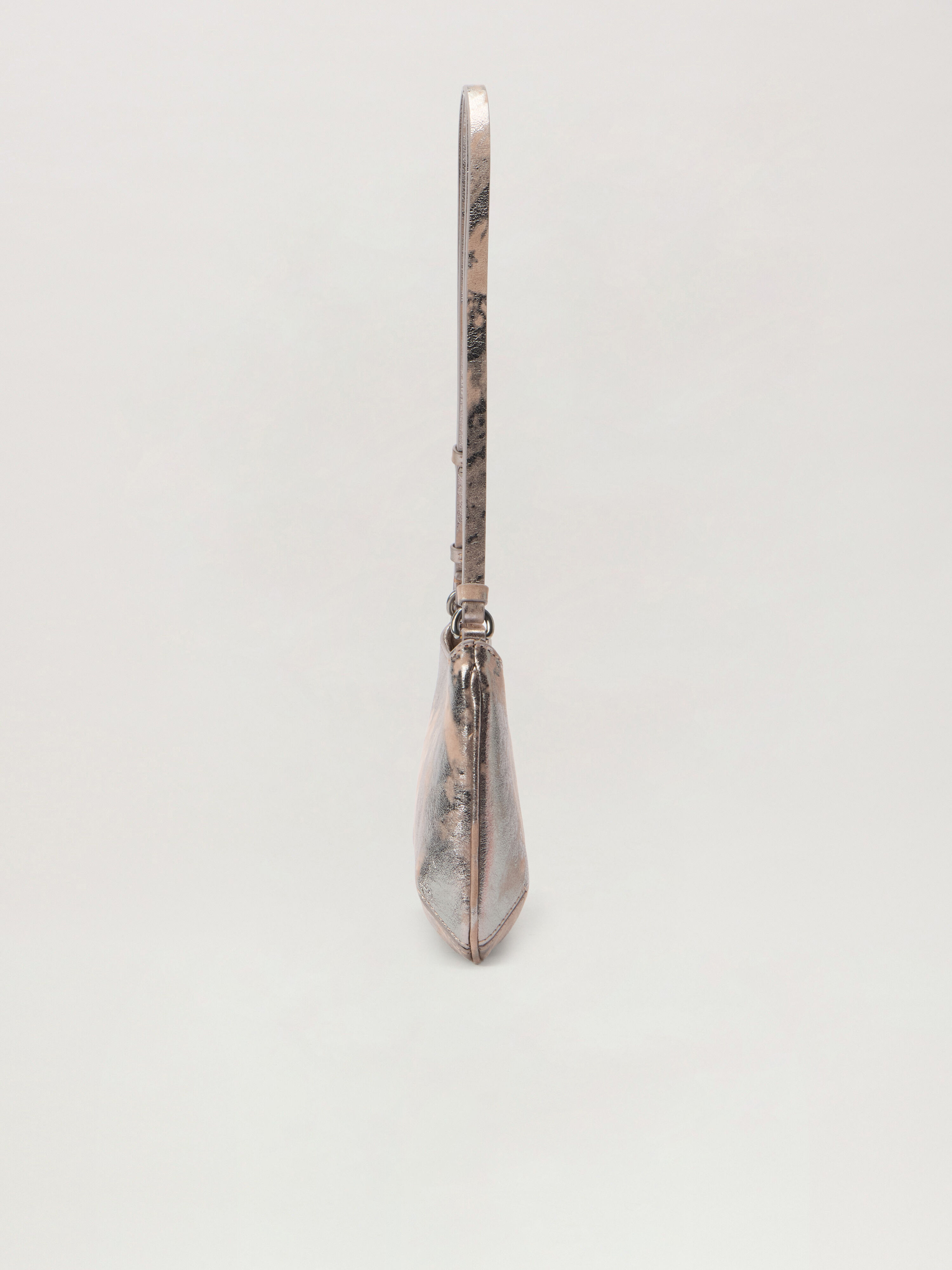 Wrinkled Leather Giorgina Bag PALM ANGELS Wrinkled Leather Giorgina Bag NUDE - SILVER PWNN028F25LEA002