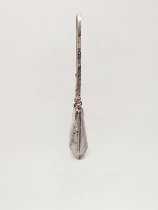 Wrinkled Leather Giorgina Bag PALM ANGELS Wrinkled Leather Giorgina Bag NUDE - SILVER PWNN028F25LEA002