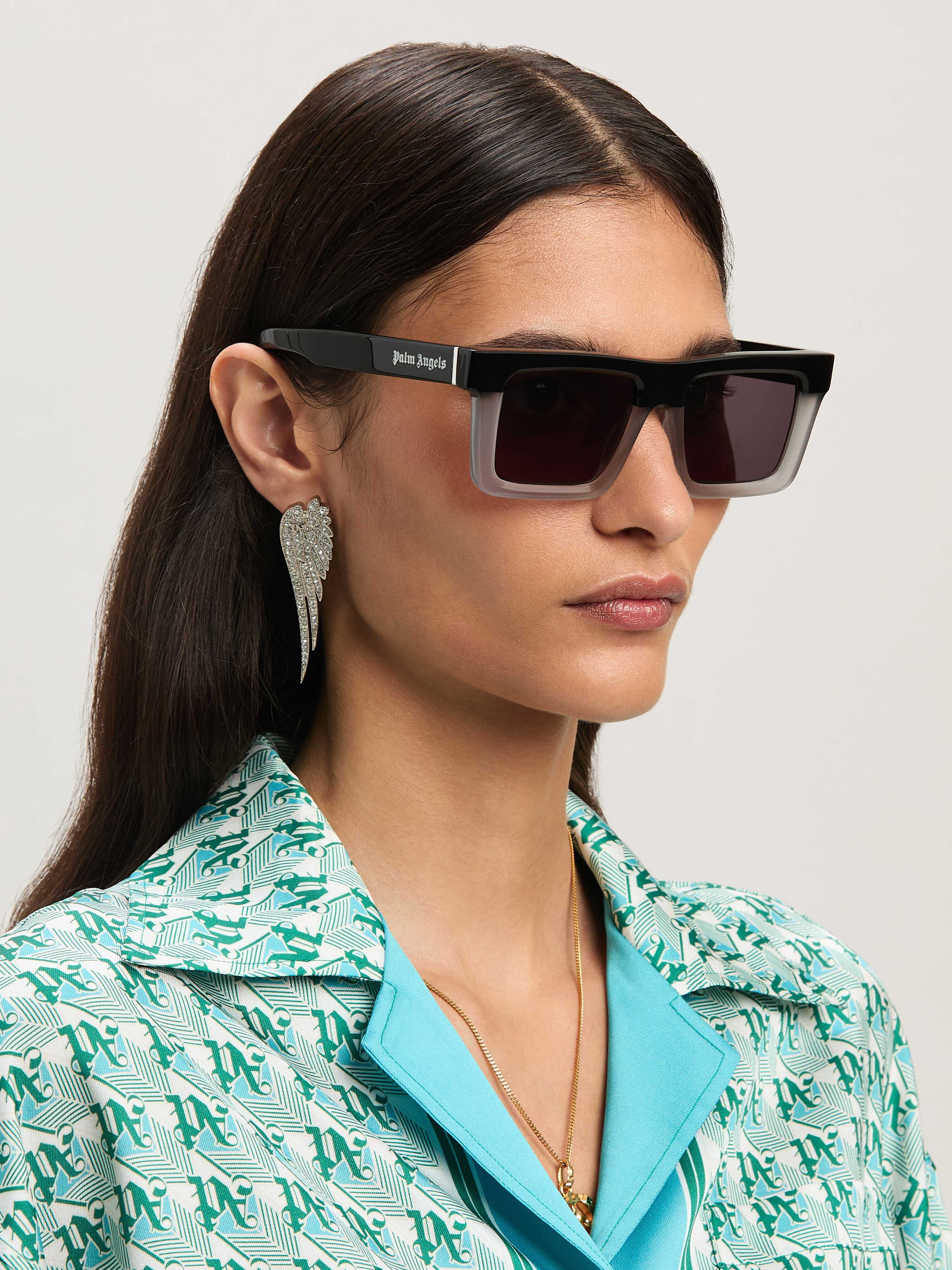 PALM ANGELS  Napa sunglasses BLACK/GREY DARK GREY PERI109S25PLA001
