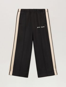 PALM ANGELS Wide Leg Track Pant NERO/BLACK PGCJ006S26FAB001