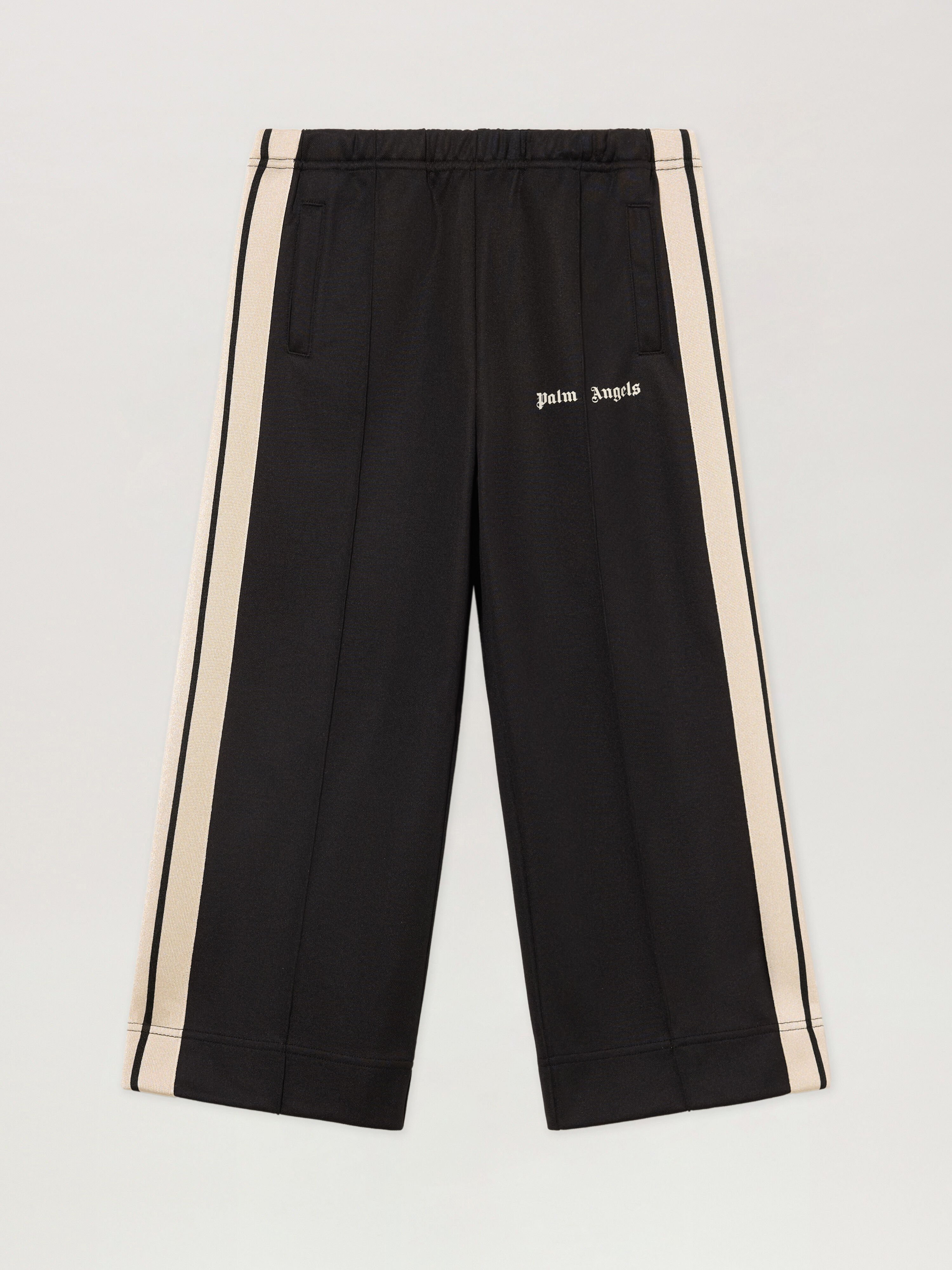 PALM ANGELS Wide Leg Track Pant NERO/BLACK PGCJ006S26FAB001