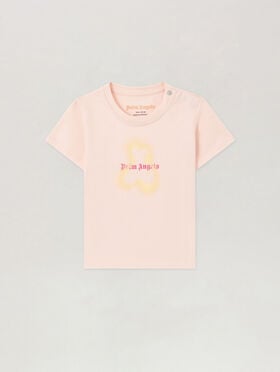 PALM ANGELS Spray Bear T-Shirt ROSA/PINK PGXB001S26JER001