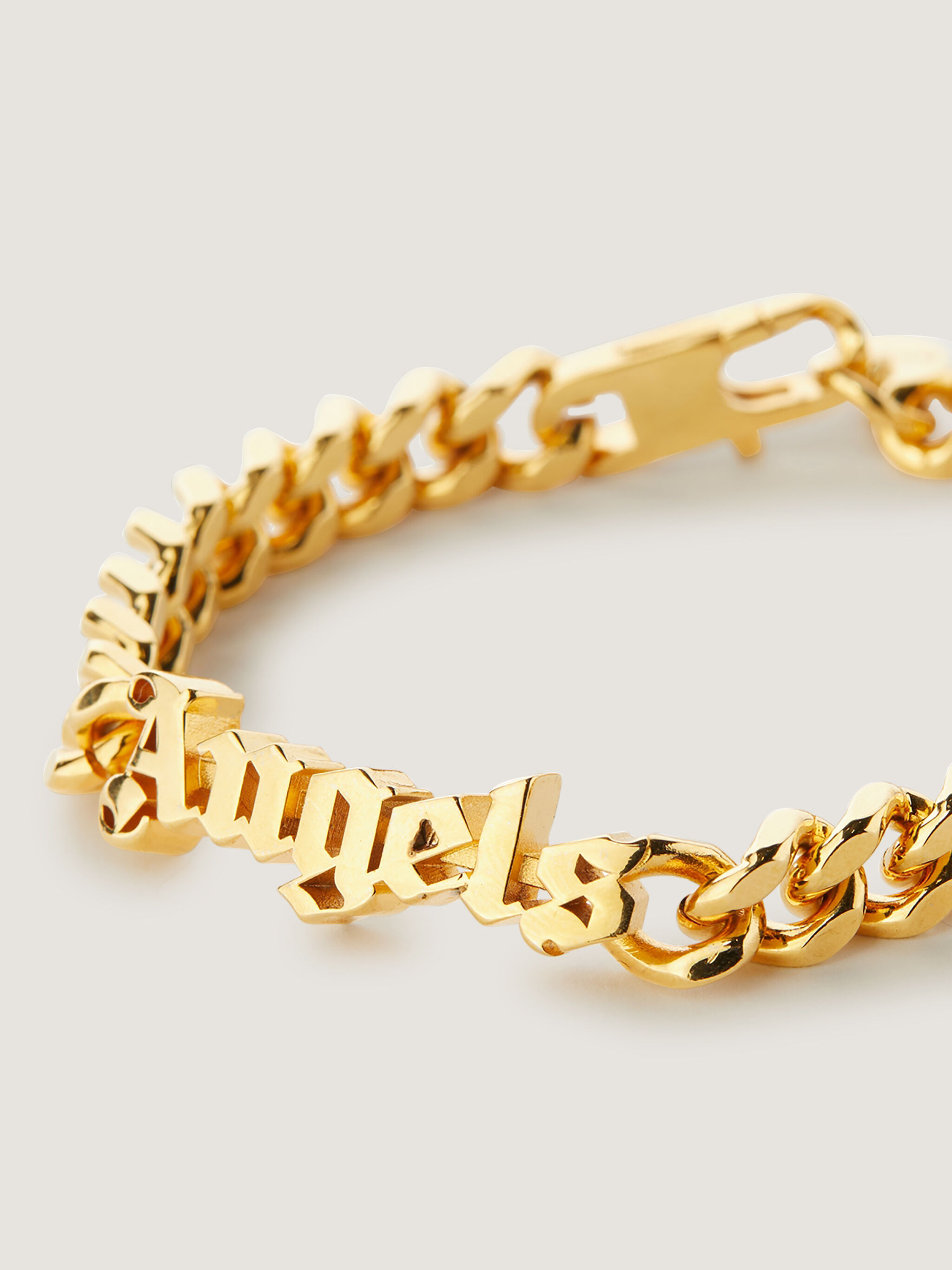 PALM ANGELS Angels Logo Bracelet GOLD - GOLD PWOA048F25MAT001