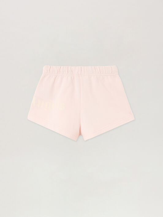 PALM ANGELS Overlogo Sweat Short ROSA/PINK PGCI005S26FLE002