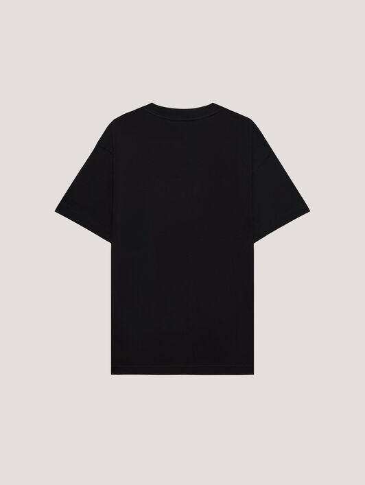 PALM ANGELS Spray City Los Angeles T-Shirt Black/Green PMAA109T26JER001