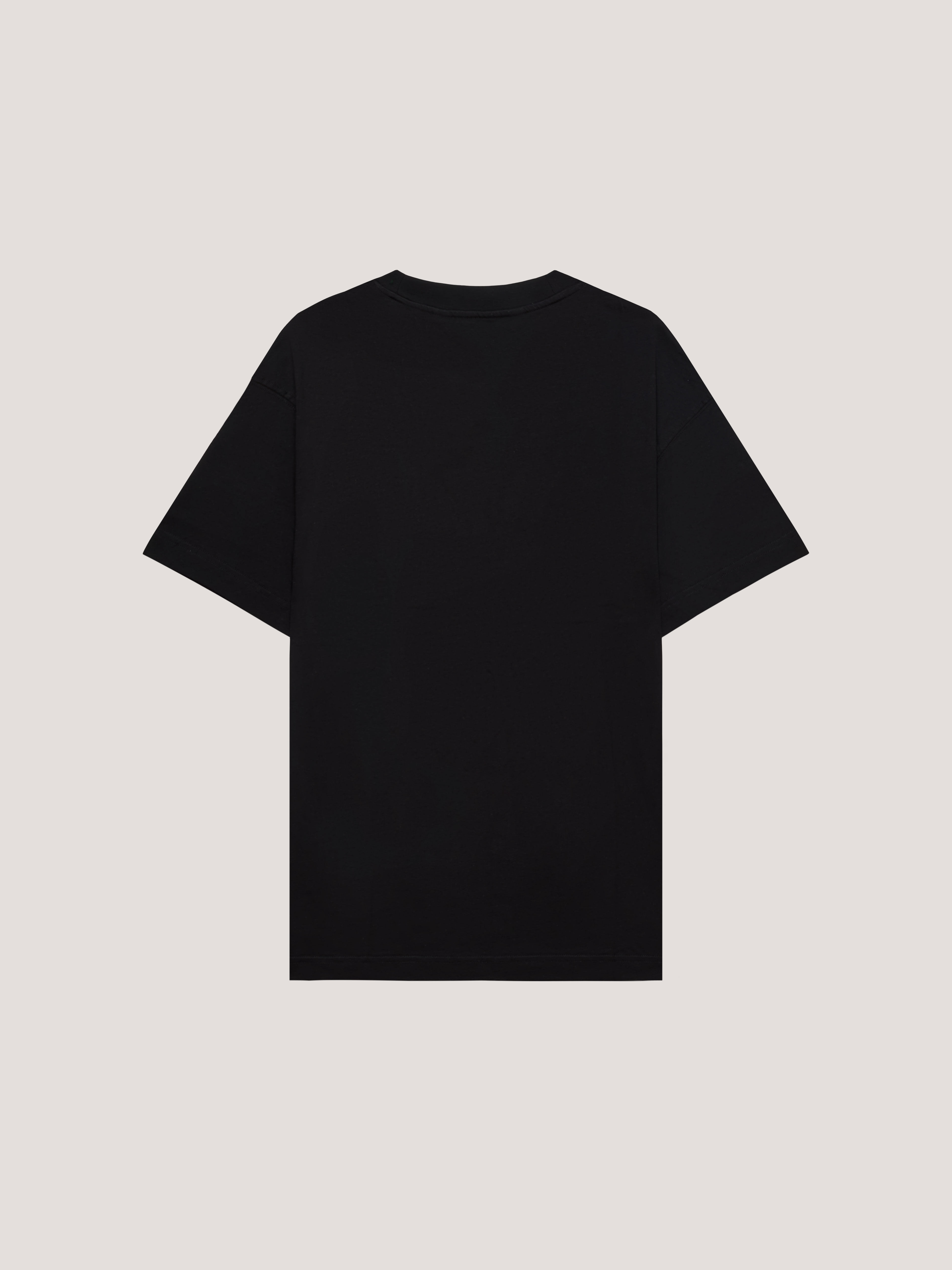 PALM ANGELS Spray City Los Angeles T-Shirt Black/Green PMAA109T26JER001