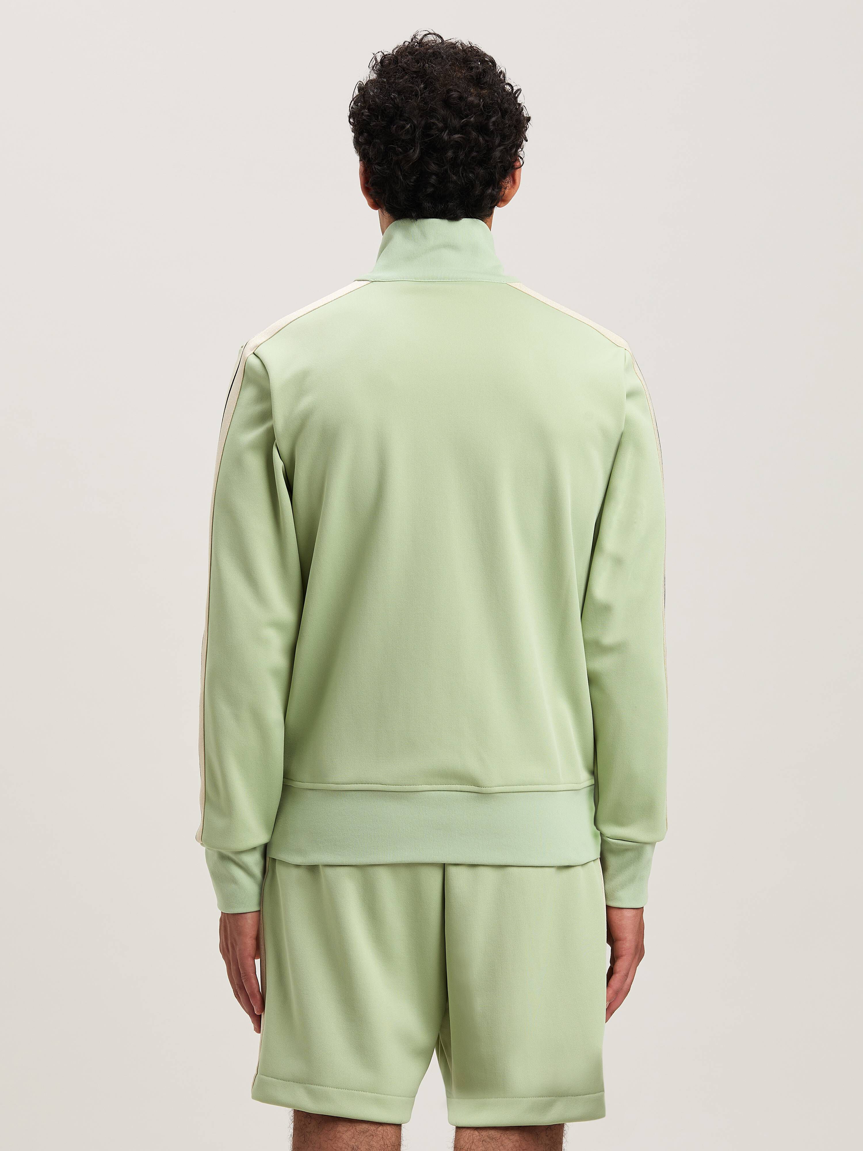PALM ANGELS  Trainingsjacke mit eingesticktem Logo SAGE - OFF WHITE PMBD058S25FAB001